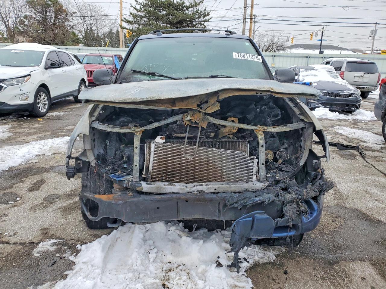 2005 Chevrolet Trailblazer Ls Blue vin: 1GNDT13S252337252
