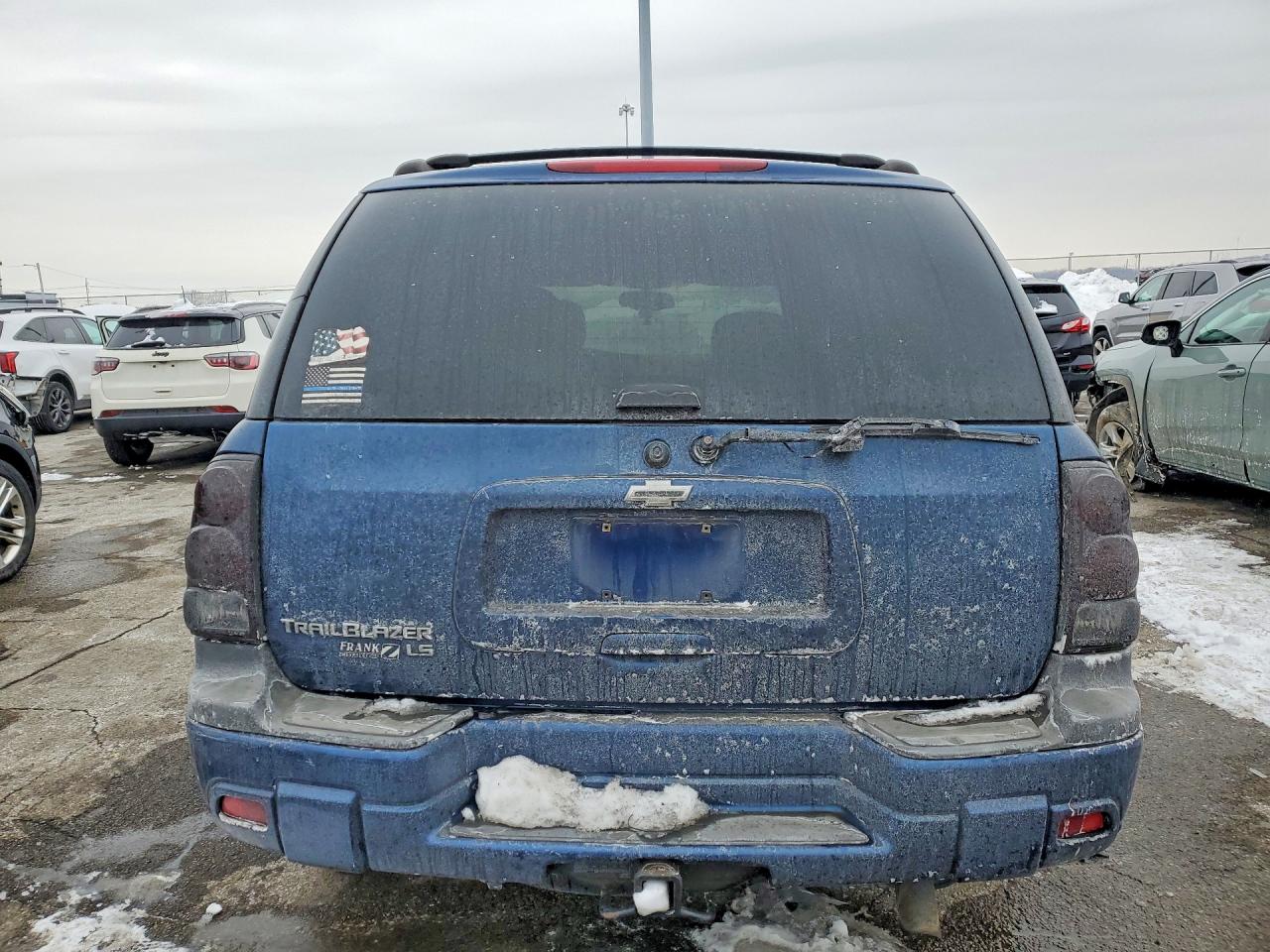 2005 Chevrolet Trailblazer Ls Blue vin: 1GNDT13S252337252
