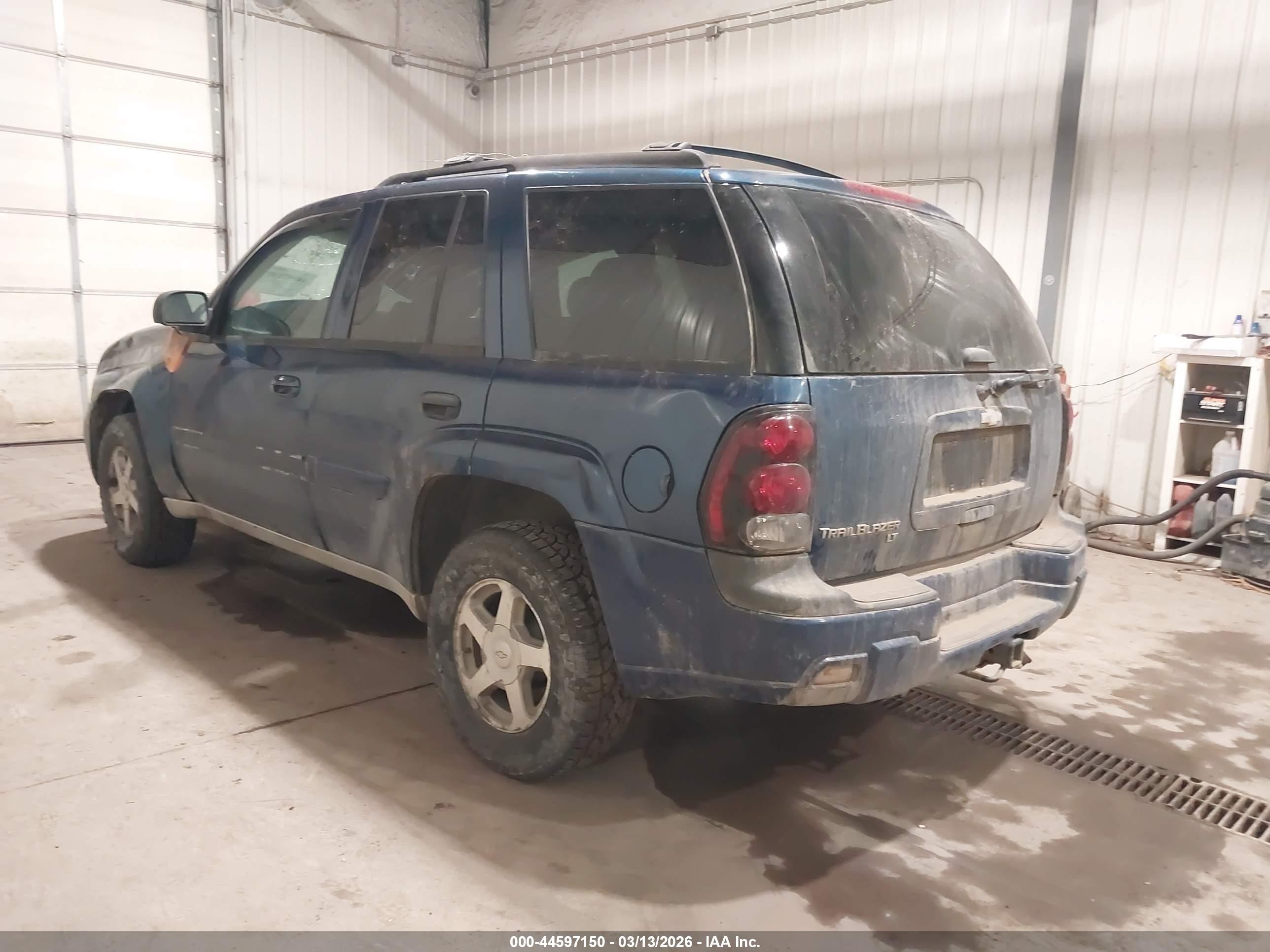 2005 Chevrolet Trailblazer Lt Black vin: 1GNDT13S252362703
