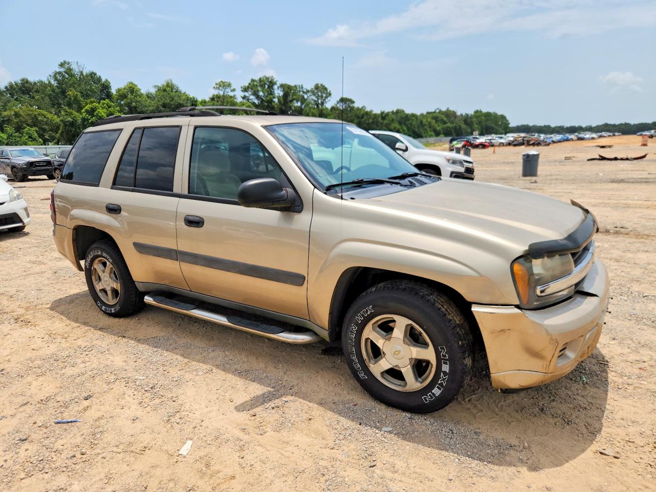 2005 Chevrolet Trailblazer Ls Tan vin: 1GNDT13S252380022