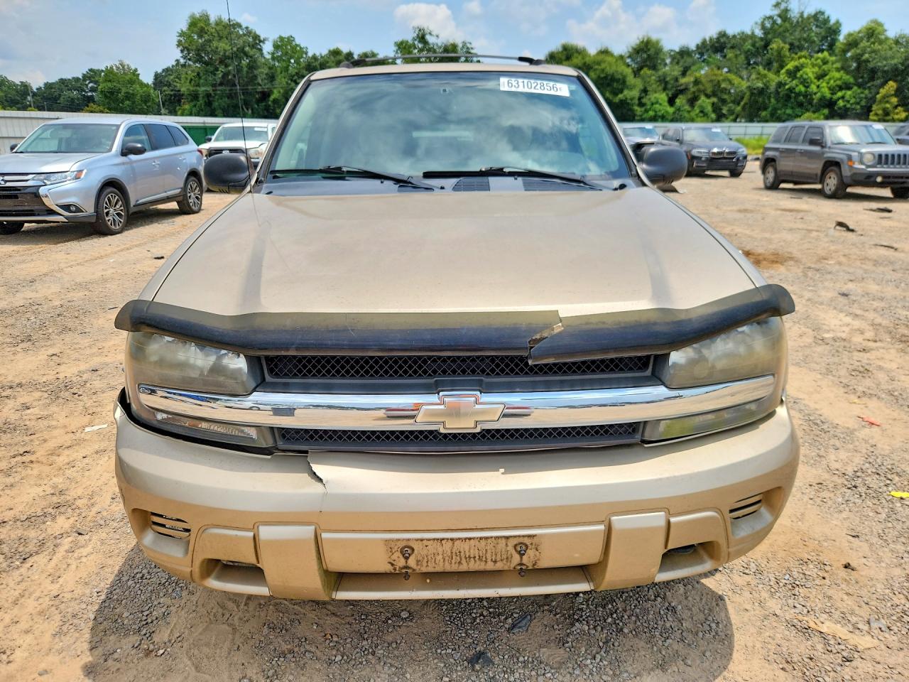 2005 Chevrolet Trailblazer Ls Tan vin: 1GNDT13S252380022