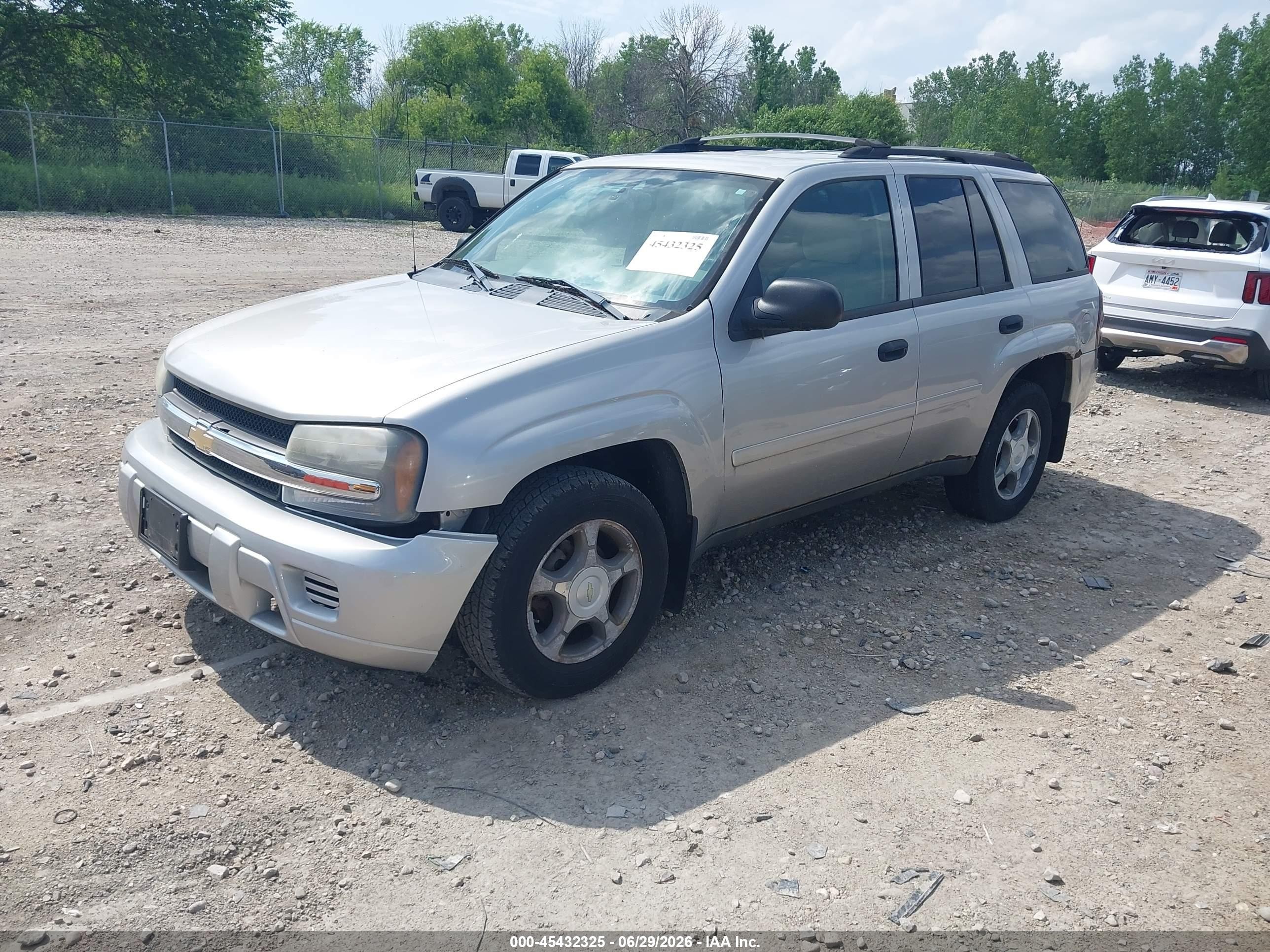 2007 Chevrolet Trailblazer Ls Tan vin: 1GNDT13S272171608