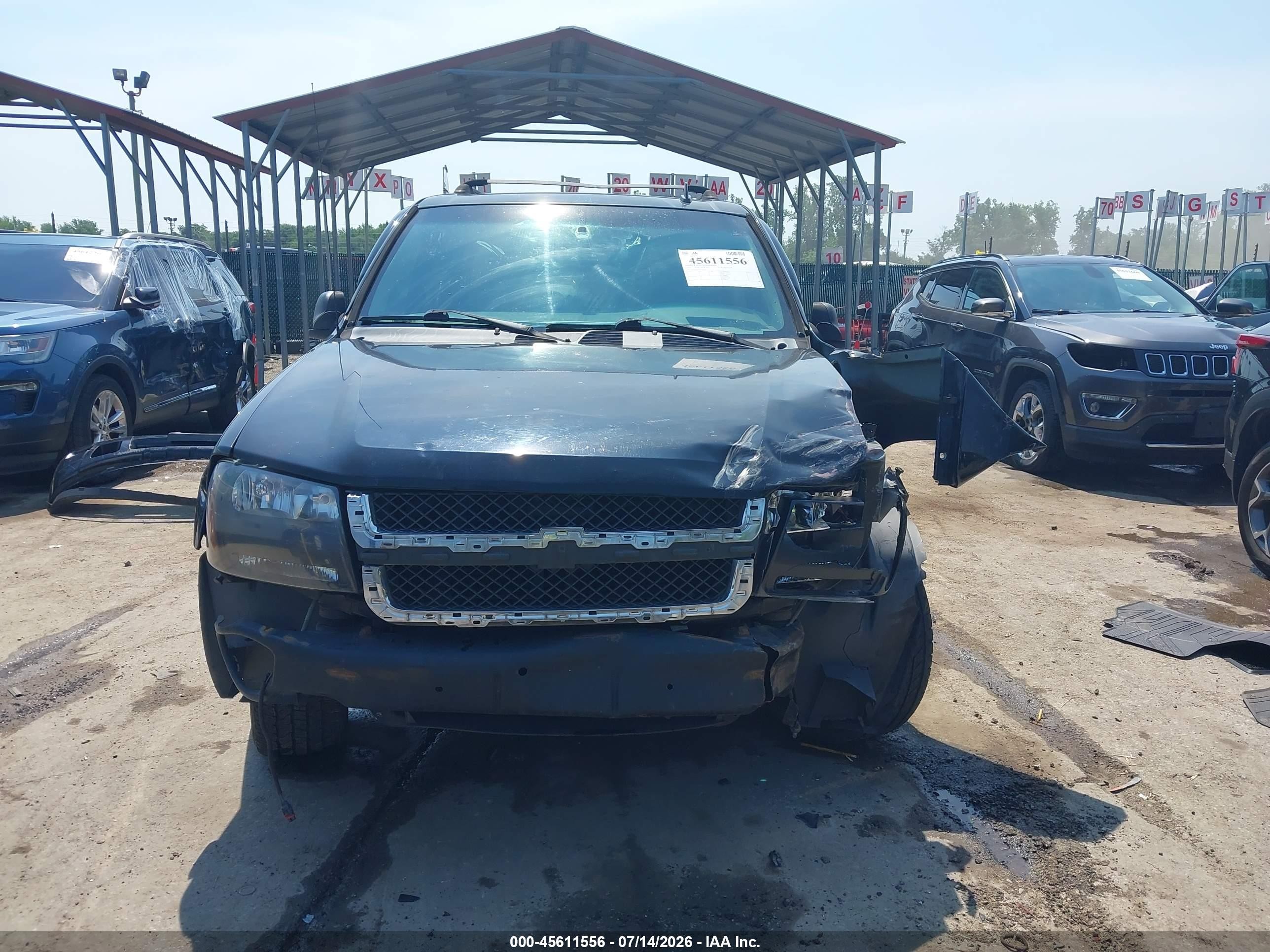 2007 Chevrolet Trailblazer Lt Black vin: 1GNDT13S272203313
