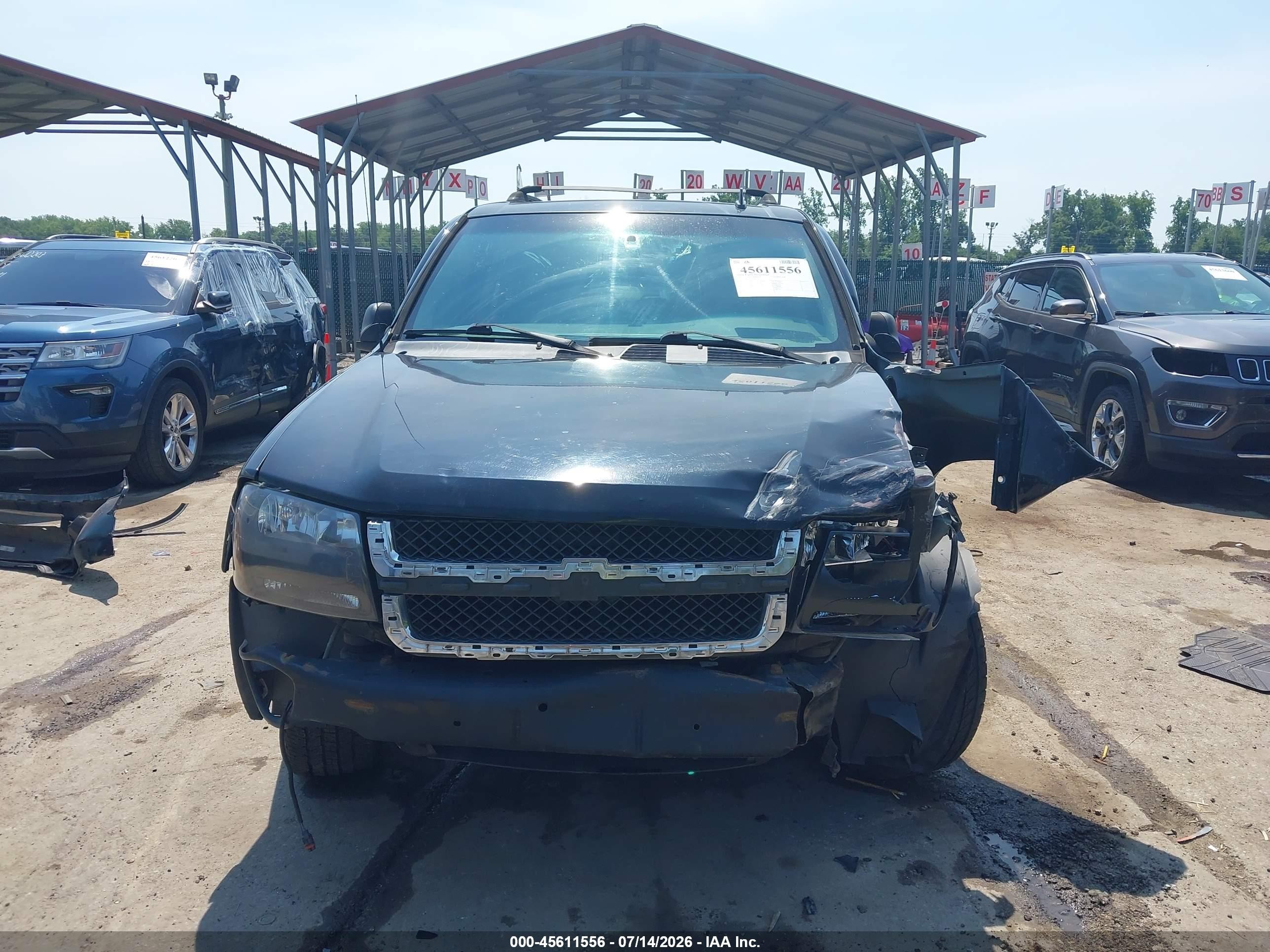 2007 Chevrolet Trailblazer Lt Black vin: 1GNDT13S272203313