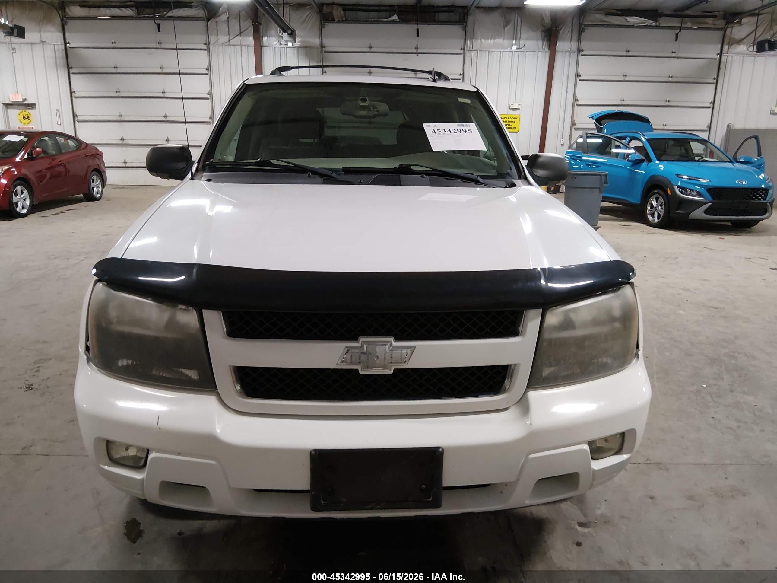 2008 Chevrolet Trailblazer Lt White vin: 1GNDT13S282107800