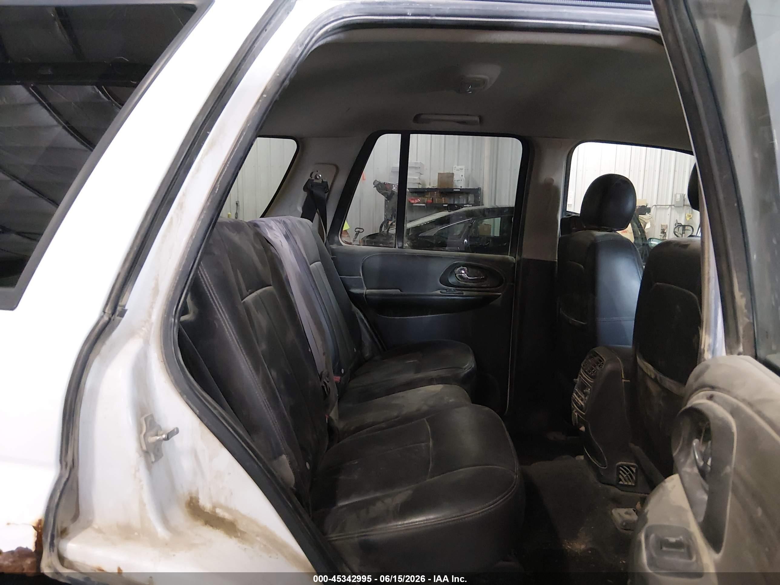 2008 Chevrolet Trailblazer Lt White vin: 1GNDT13S282107800