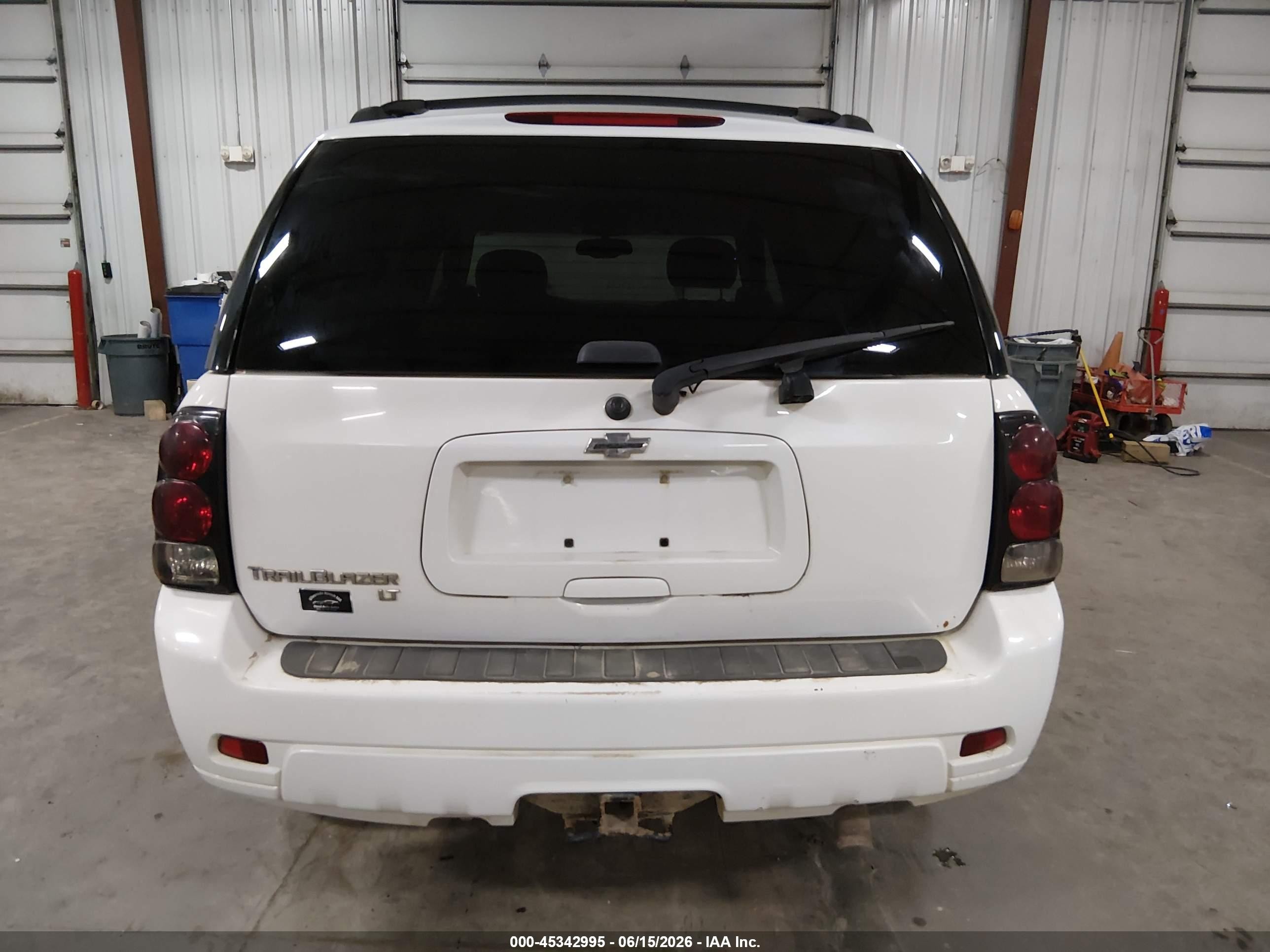 2008 Chevrolet Trailblazer Lt White vin: 1GNDT13S282107800