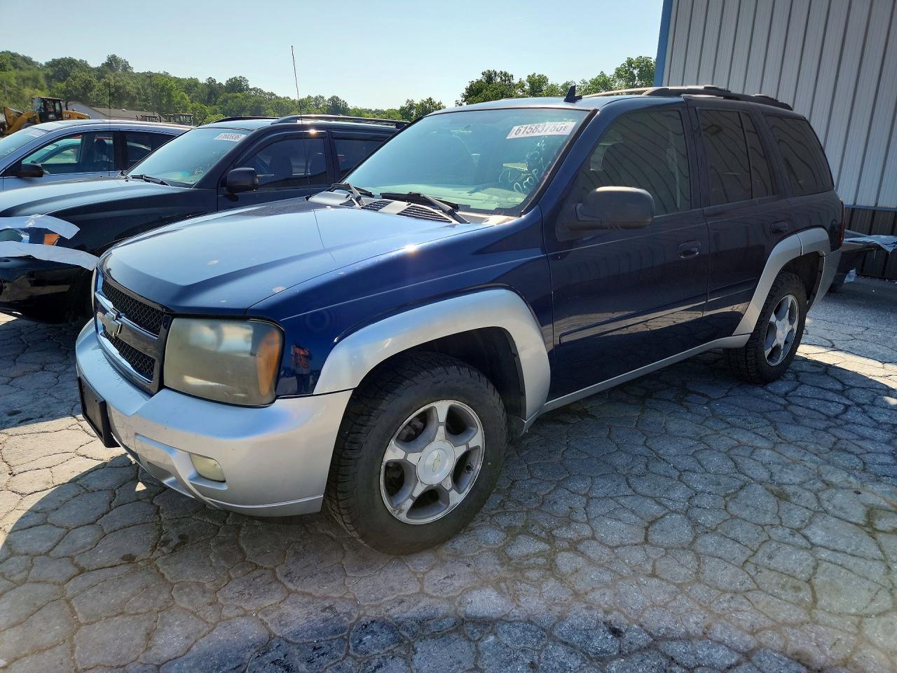 2008 Chevrolet Trailblazer Ls Синий vin: 1GNDT13S282185297
