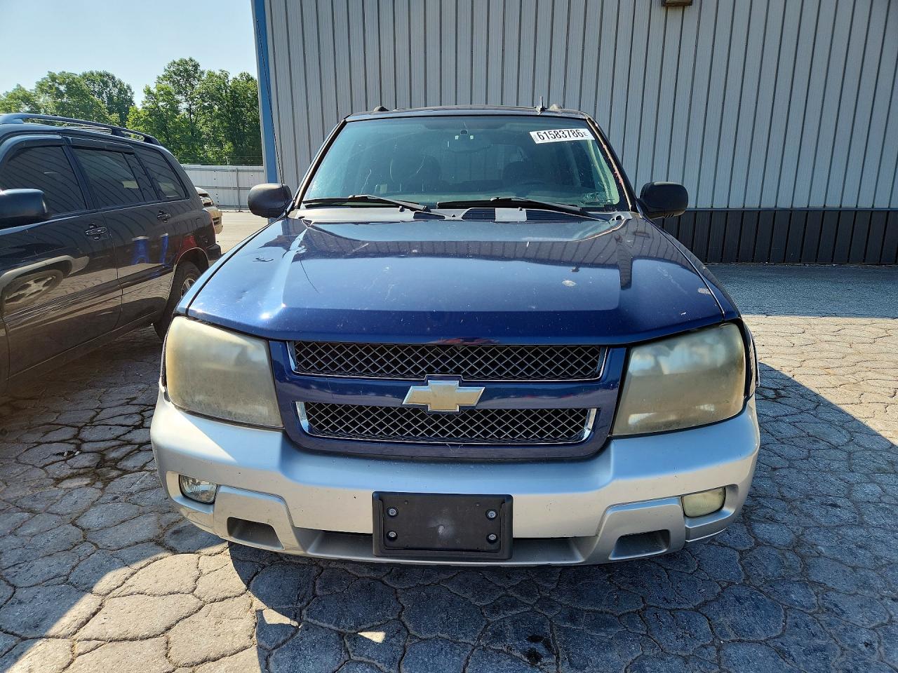 2008 Chevrolet Trailblazer Ls Blue vin: 1GNDT13S282185297