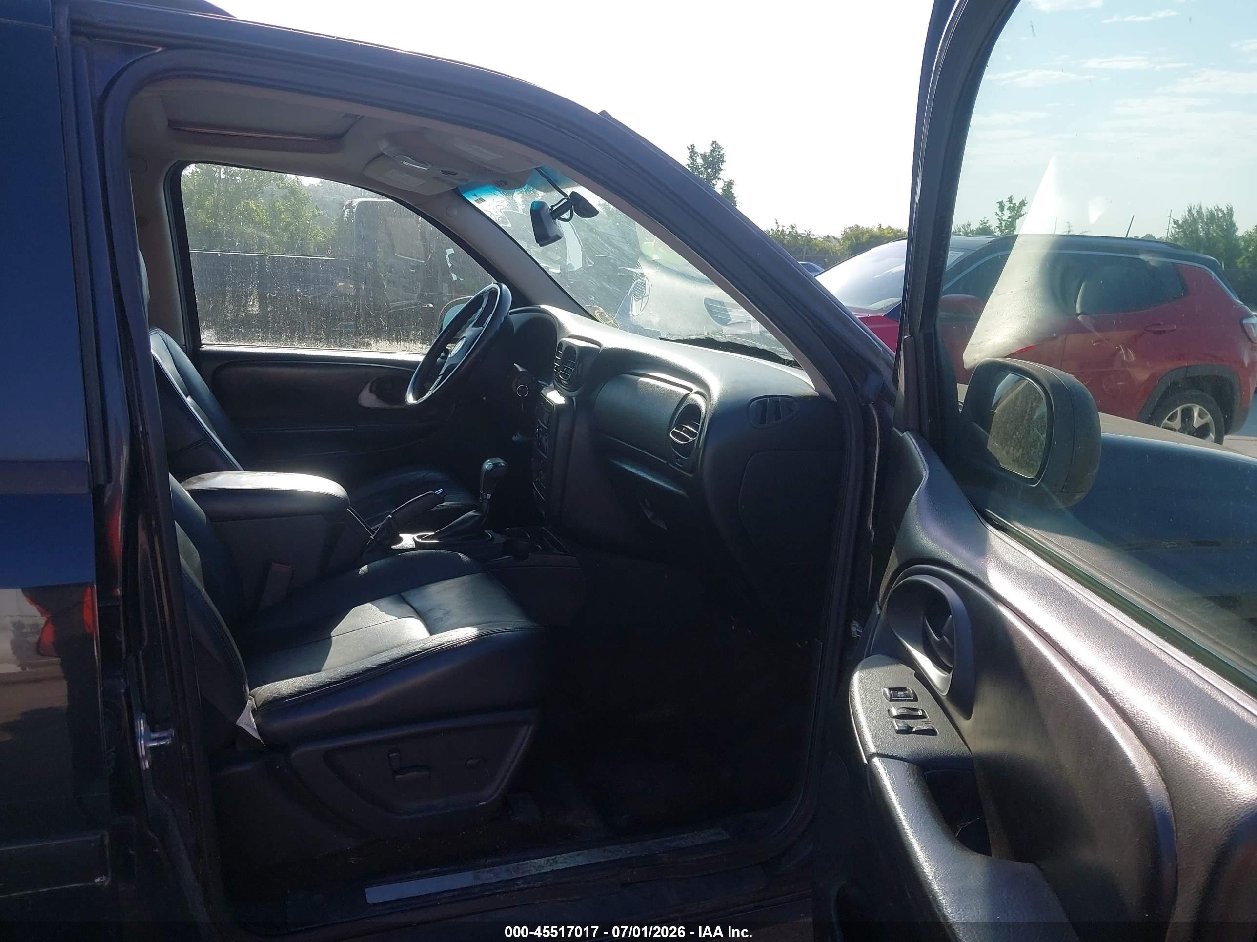 2008 Chevrolet Trailblazer Lt Black vin: 1GNDT13S282220095