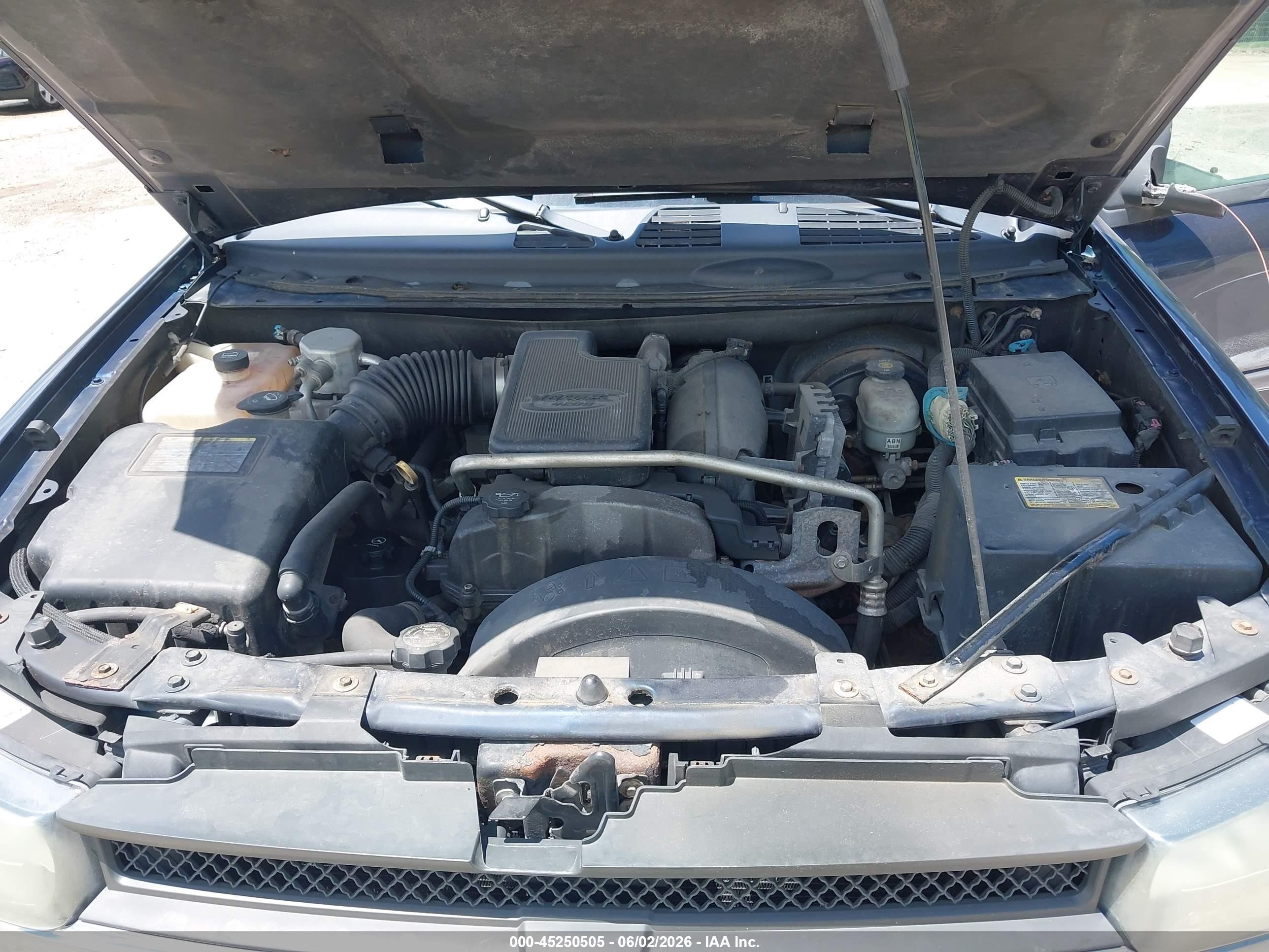 2008 Chevrolet Trailblazer Fleet Dark Blue vin: 1GNDT13S282241786
