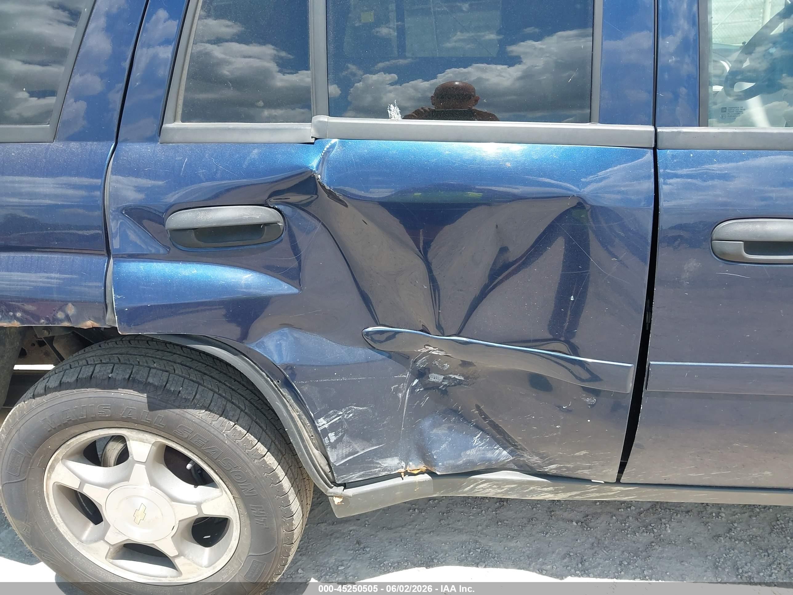 2008 Chevrolet Trailblazer Fleet Dark Blue vin: 1GNDT13S282241786