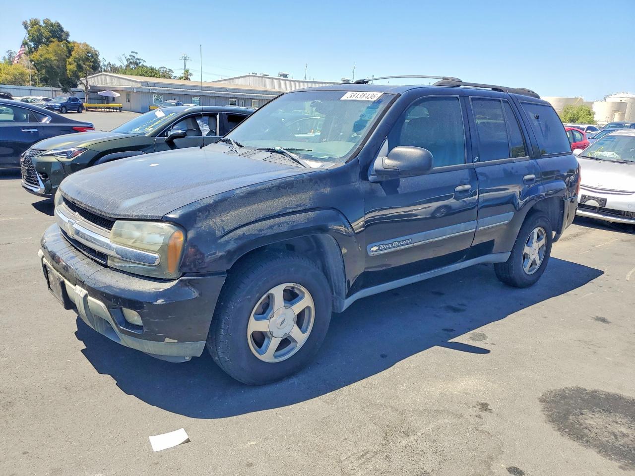 2002 Chevrolet Trailblazer Black vin: 1GNDT13S322318320
