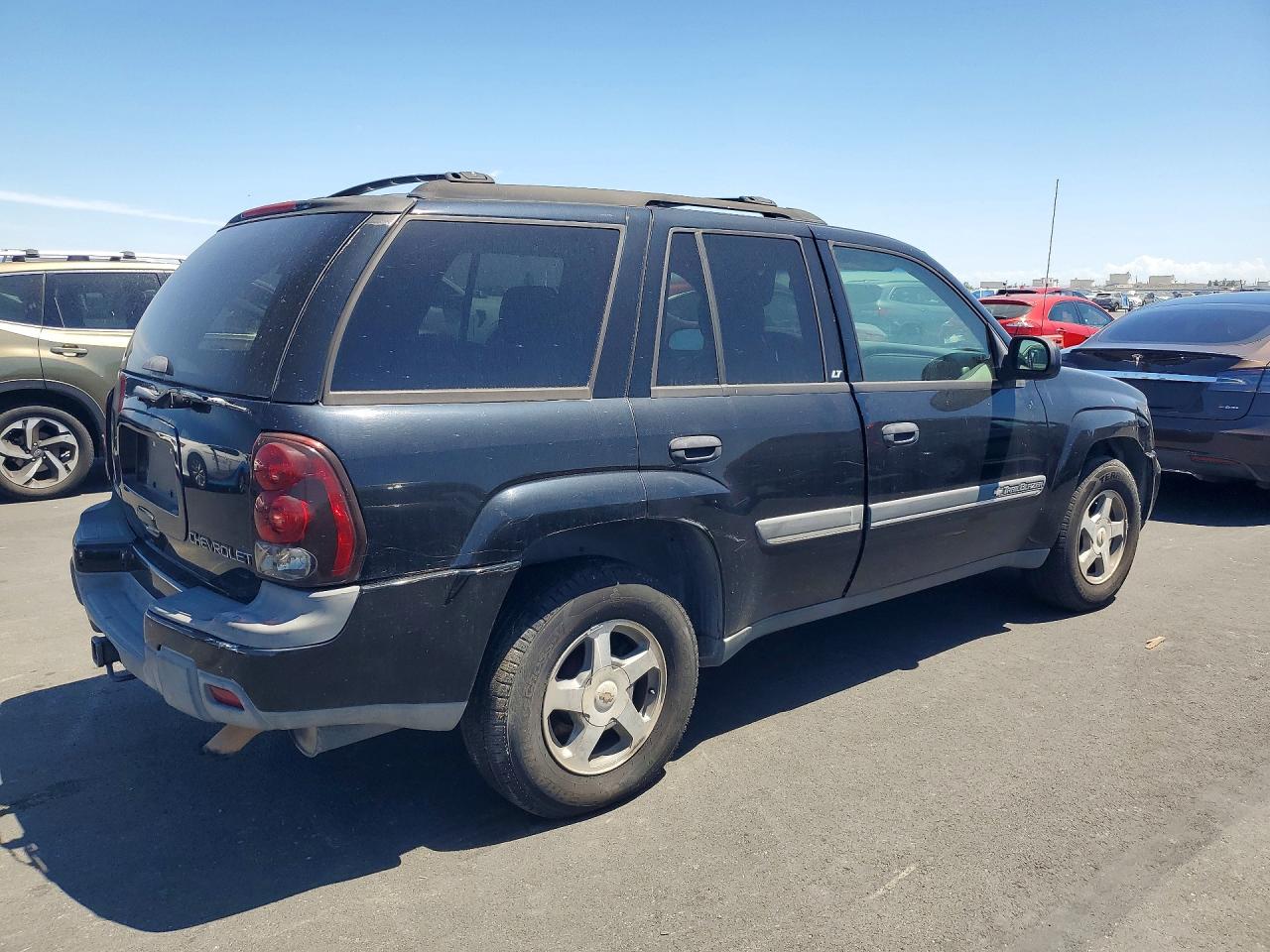 2002 Chevrolet Trailblazer Black vin: 1GNDT13S322318320