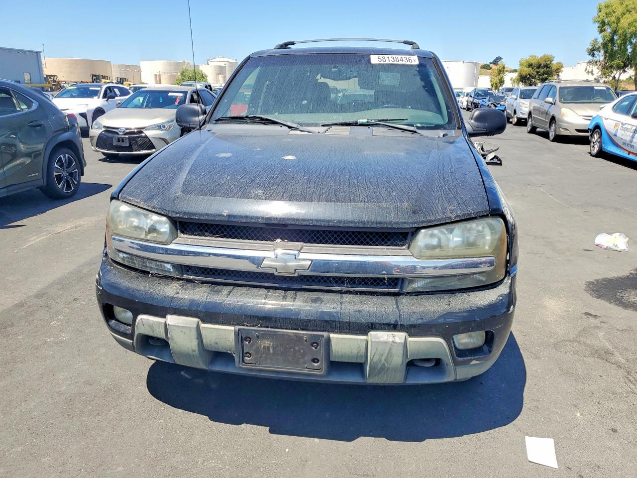 2002 Chevrolet Trailblazer Black vin: 1GNDT13S322318320