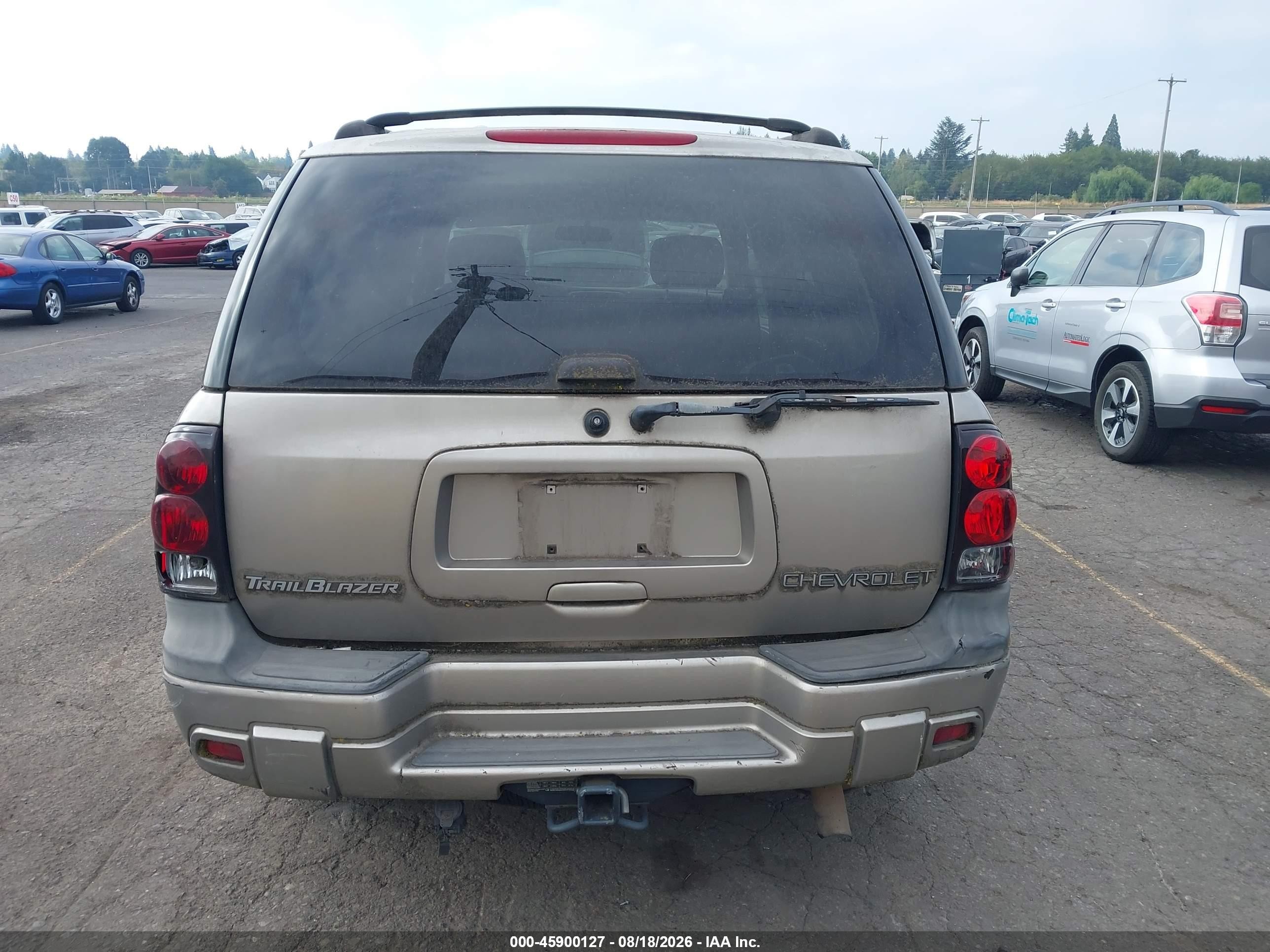2002 Chevrolet Trailblazer Ls Серый vin: 1GNDT13S322364598