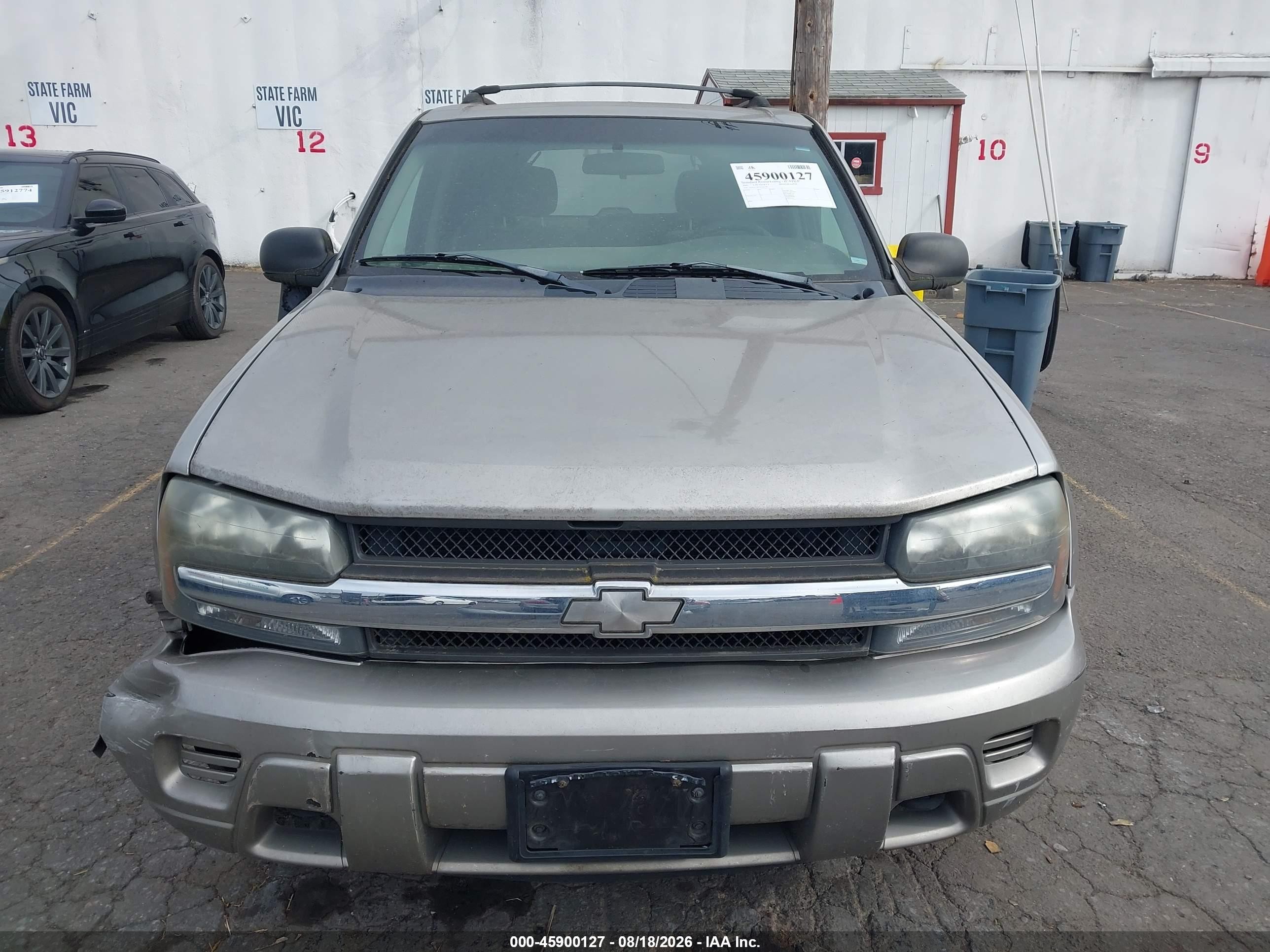 2002 Chevrolet Trailblazer Ls Серый vin: 1GNDT13S322364598