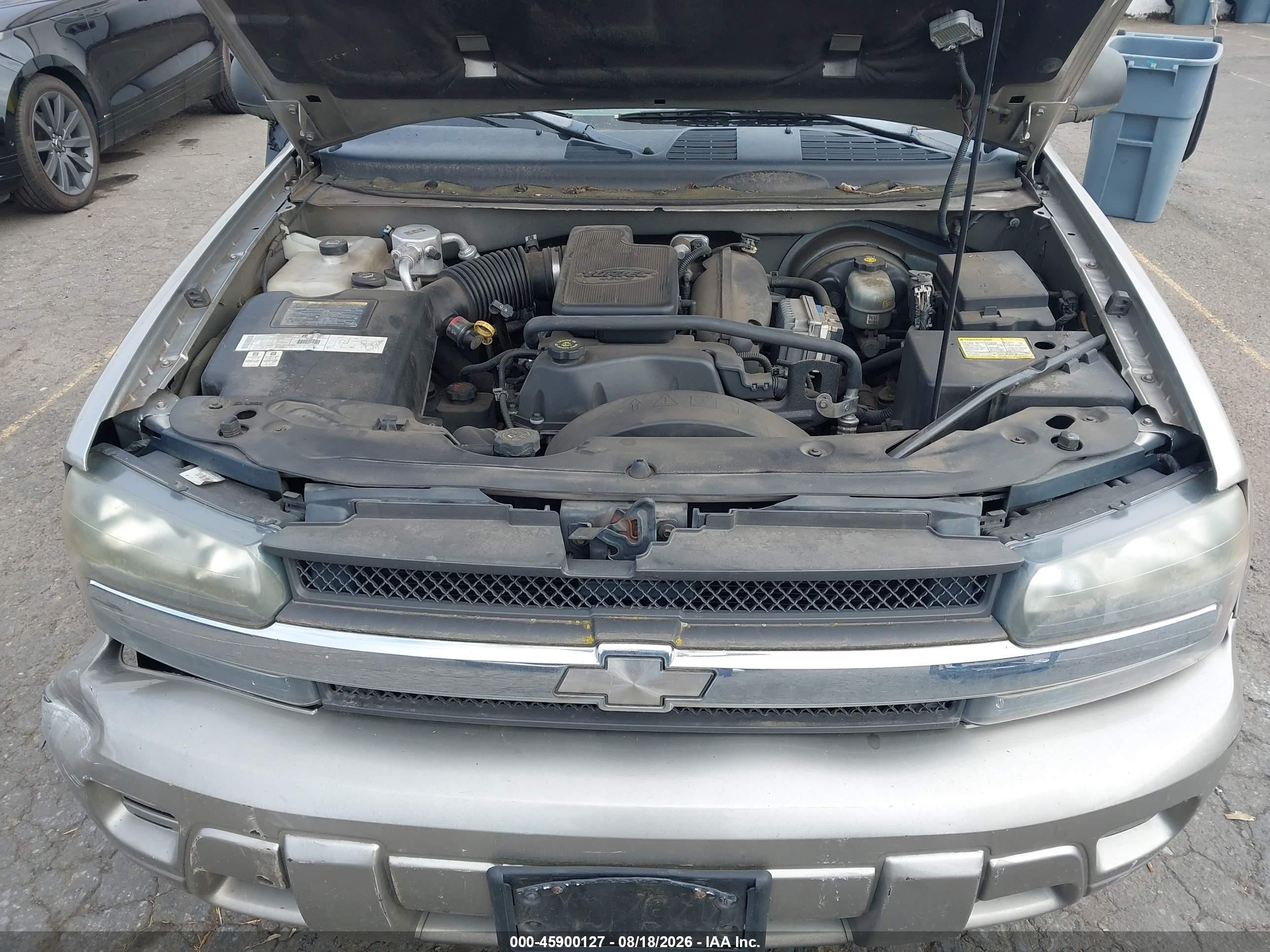 2002 Chevrolet Trailblazer Ls Серый vin: 1GNDT13S322364598