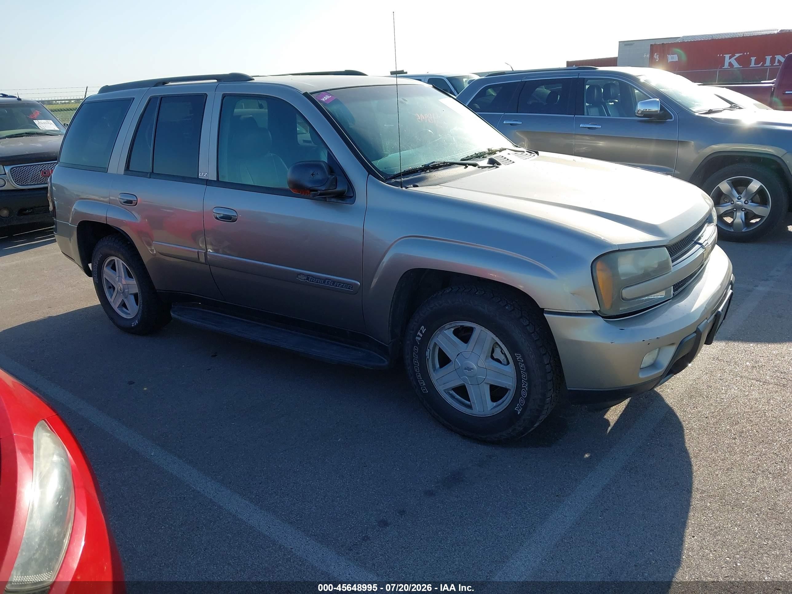 2002 Chevrolet Trailblazer Ltz Gold vin: 1GNDT13S322381210