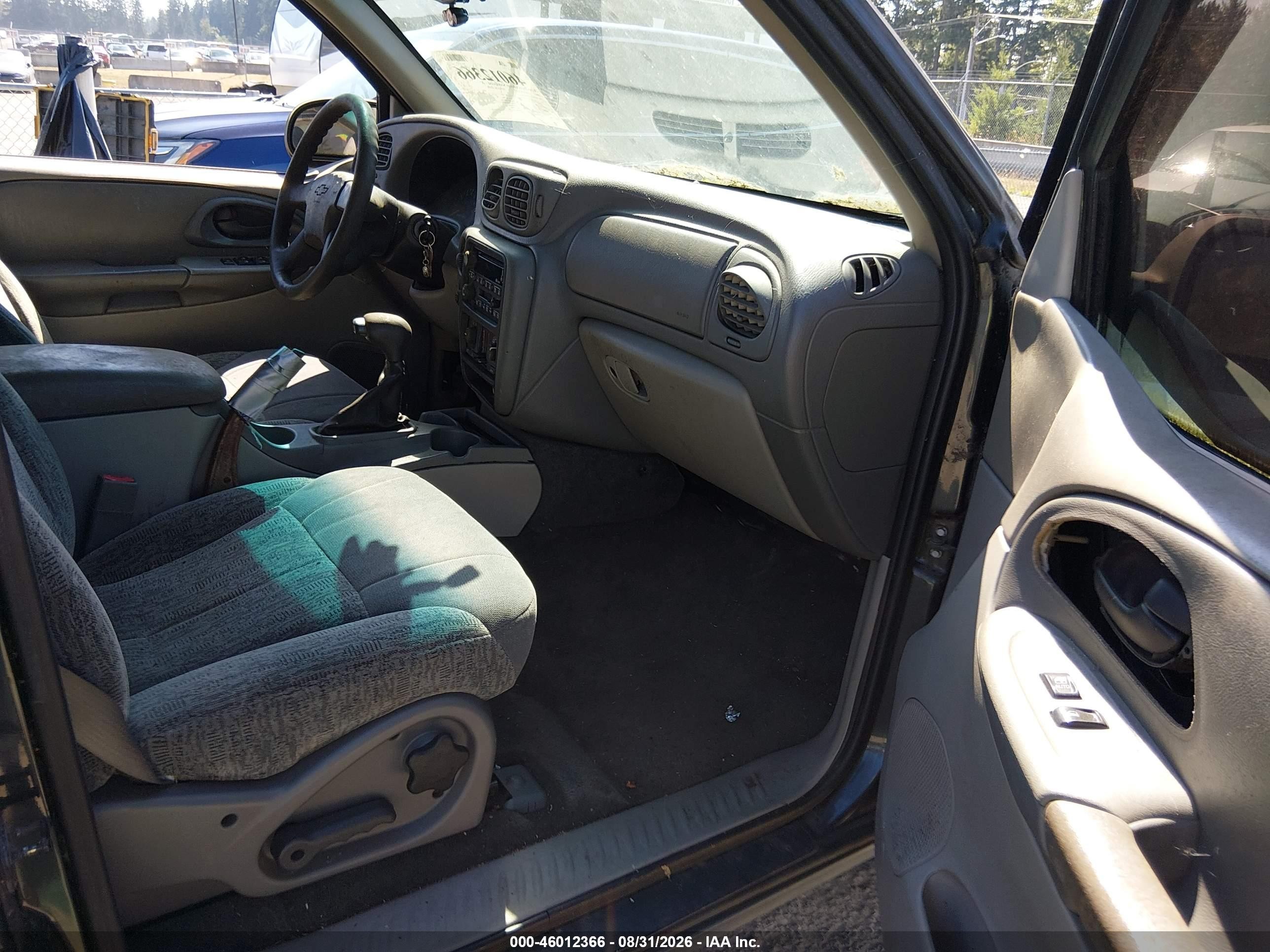 2003 Chevrolet Trailblazer Ls Blue vin: 1GNDT13S332121620