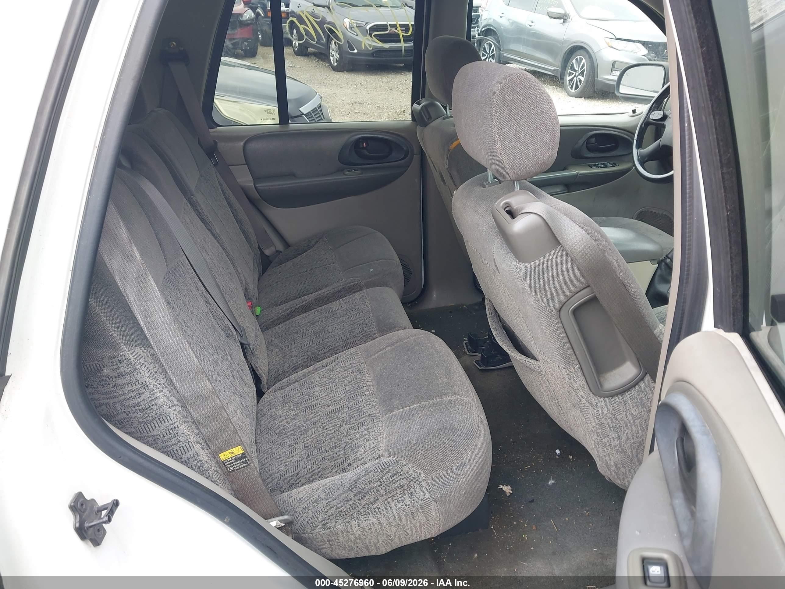 2003 Chevrolet Trailblazer Ls White vin: 1GNDT13S332330596
