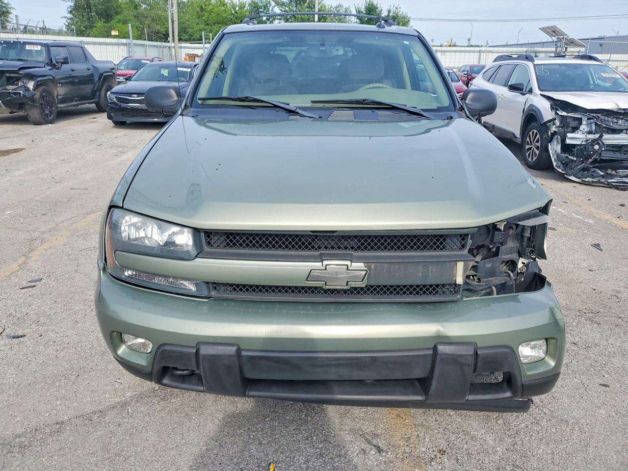 2004 Chevrolet Trailblazer Ls Green vin: 1GNDT13S342371490