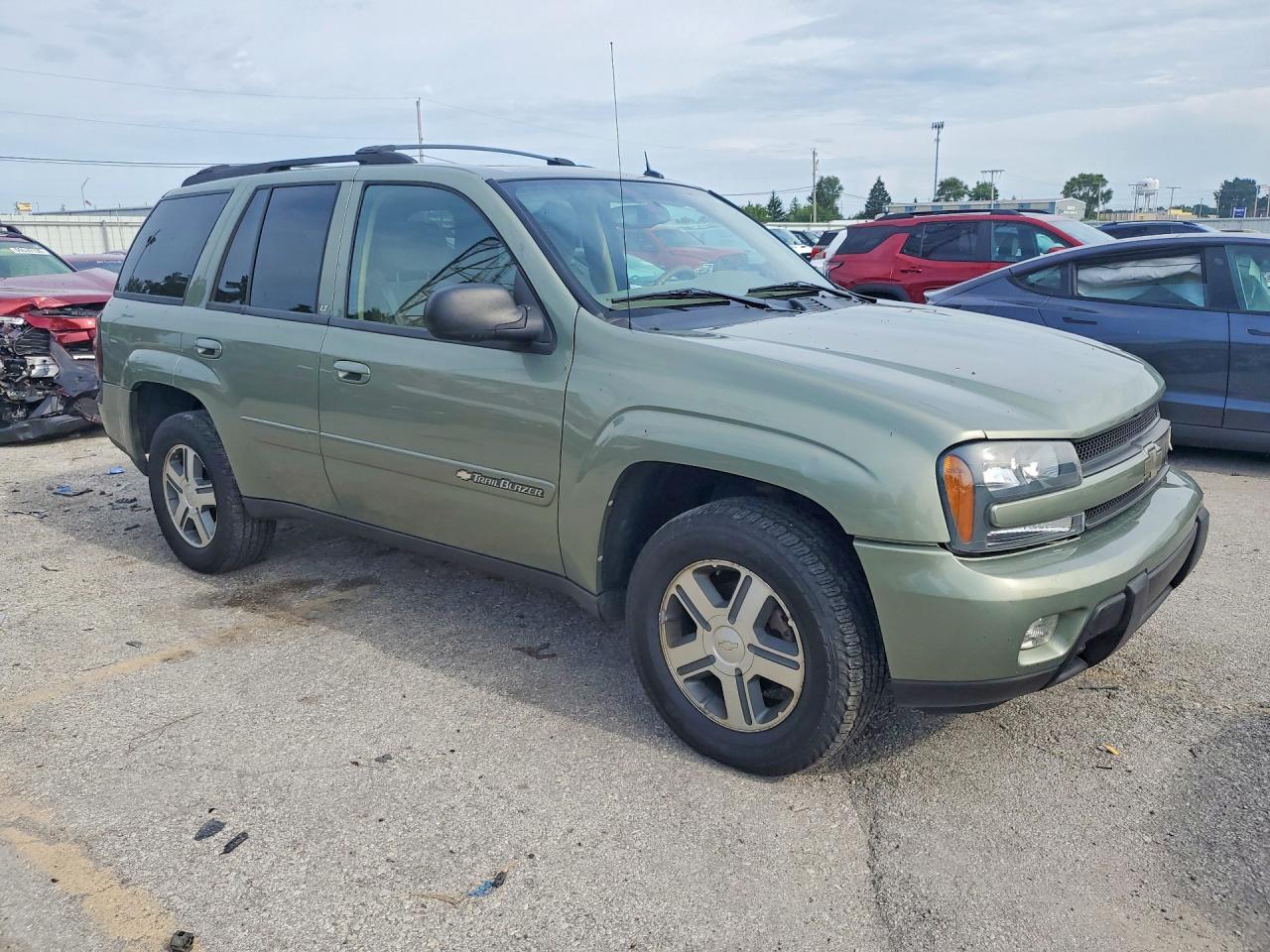2004 Chevrolet Trailblazer Ls Green vin: 1GNDT13S342371490