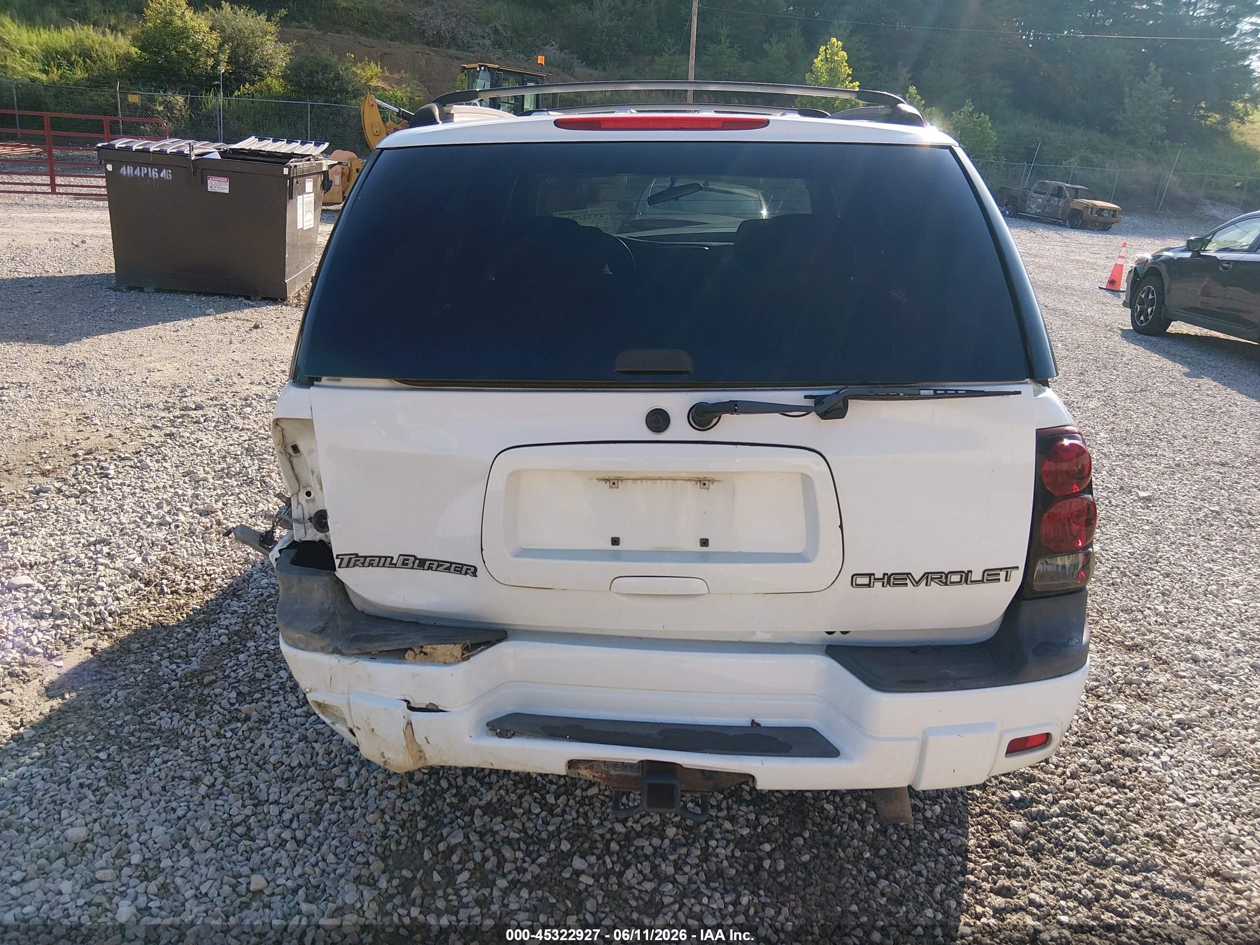 2004 Chevrolet Trailblazer Ls Белый vin: 1GNDT13S342422938