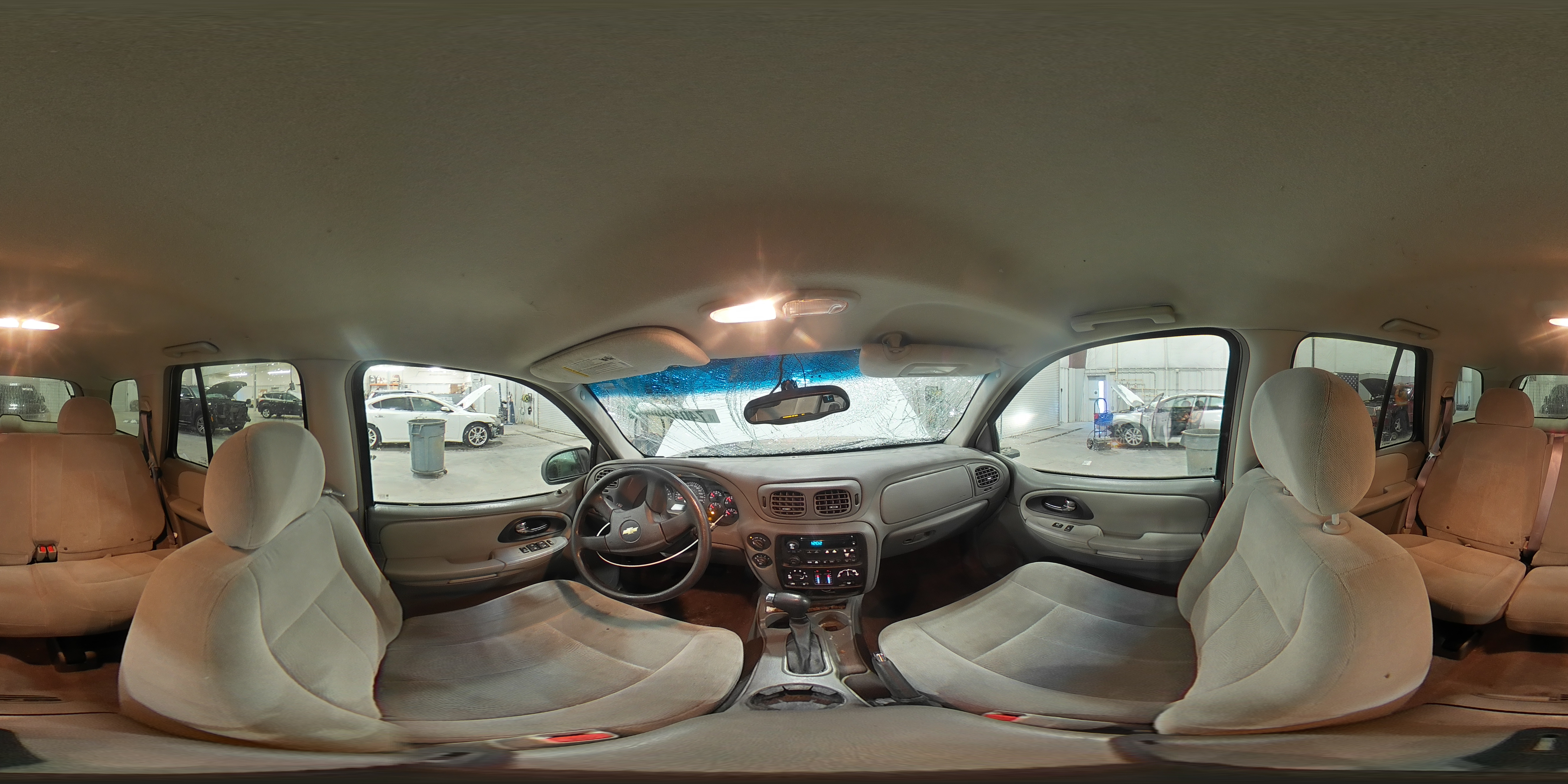 2005 Chevrolet Trailblazer Ls White vin: 1GNDT13S352224636