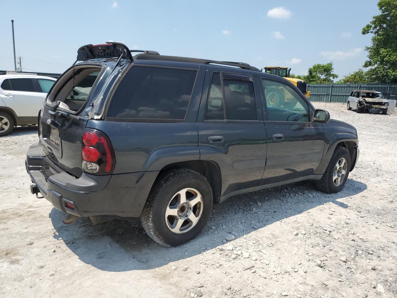2005 Chevrolet Trailblazer Ls Blue vin: 1GNDT13S352307869