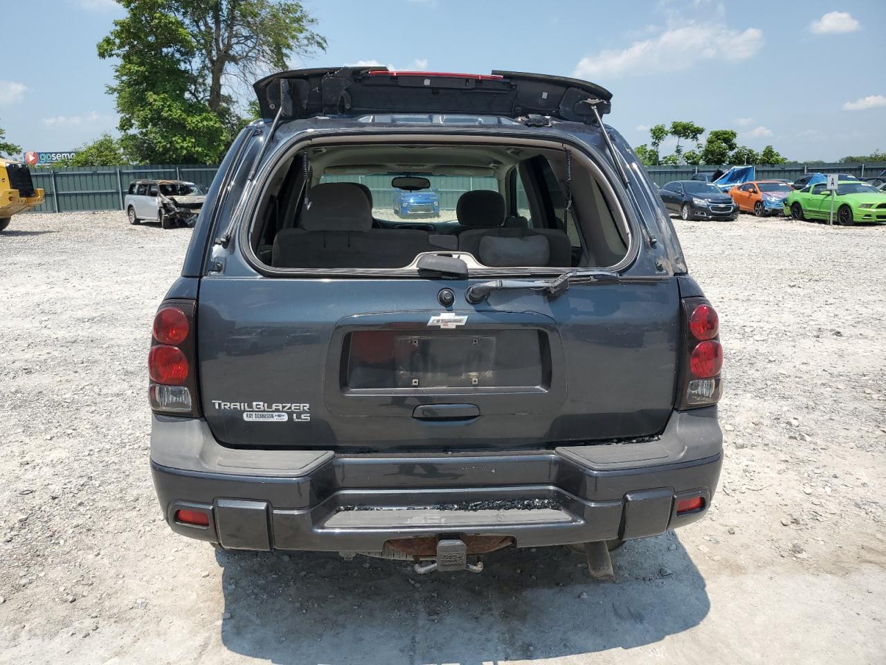 2005 Chevrolet Trailblazer Ls Blue vin: 1GNDT13S352307869