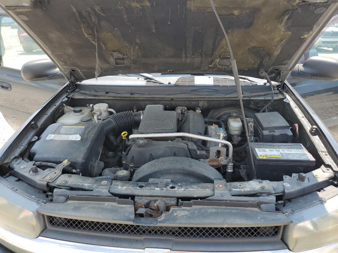 2005 Chevrolet Trailblazer Ls Blue vin: 1GNDT13S352307869