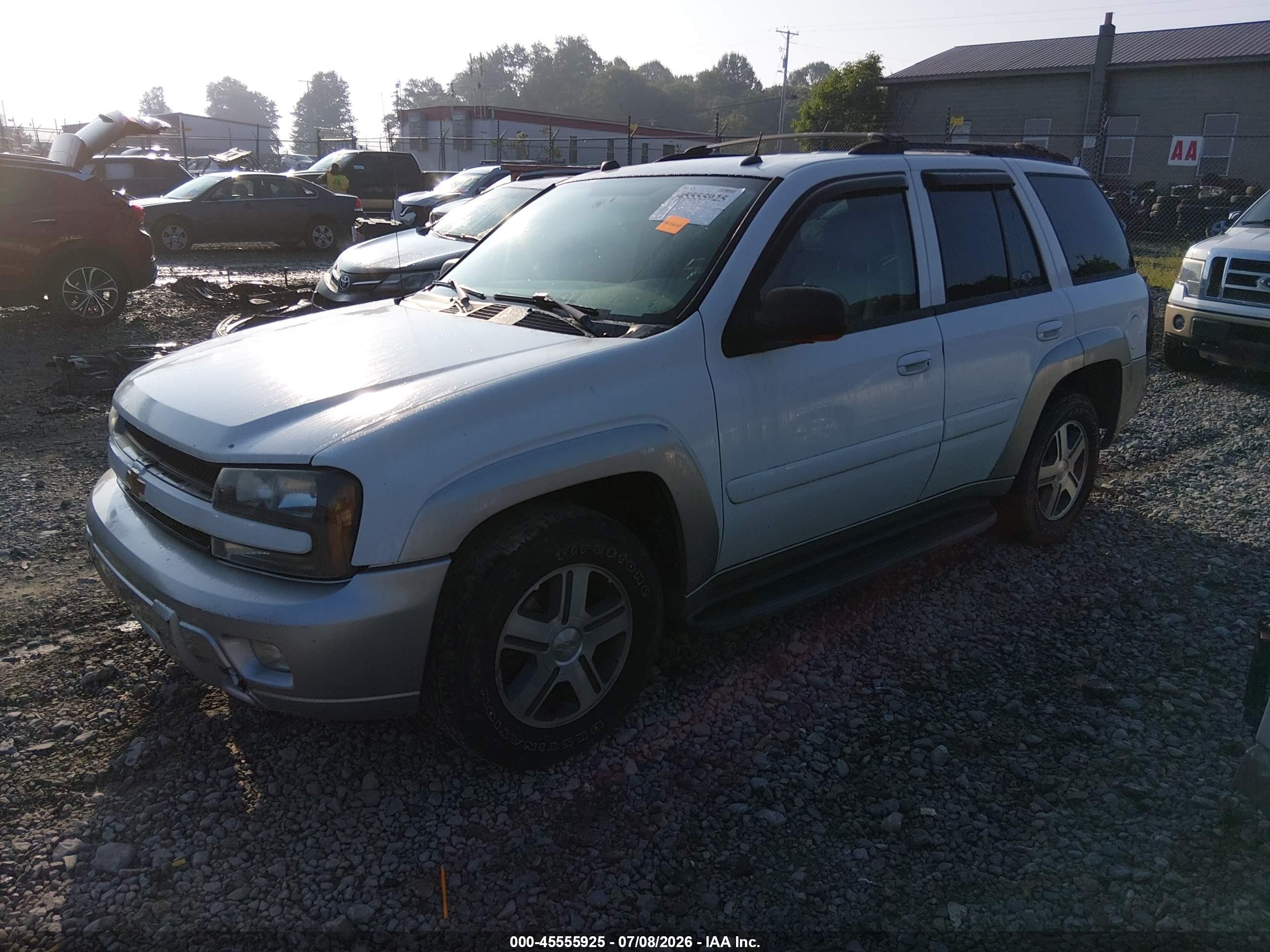 2005 Chevrolet Trailblazer Lt White vin: 1GNDT13S352331234