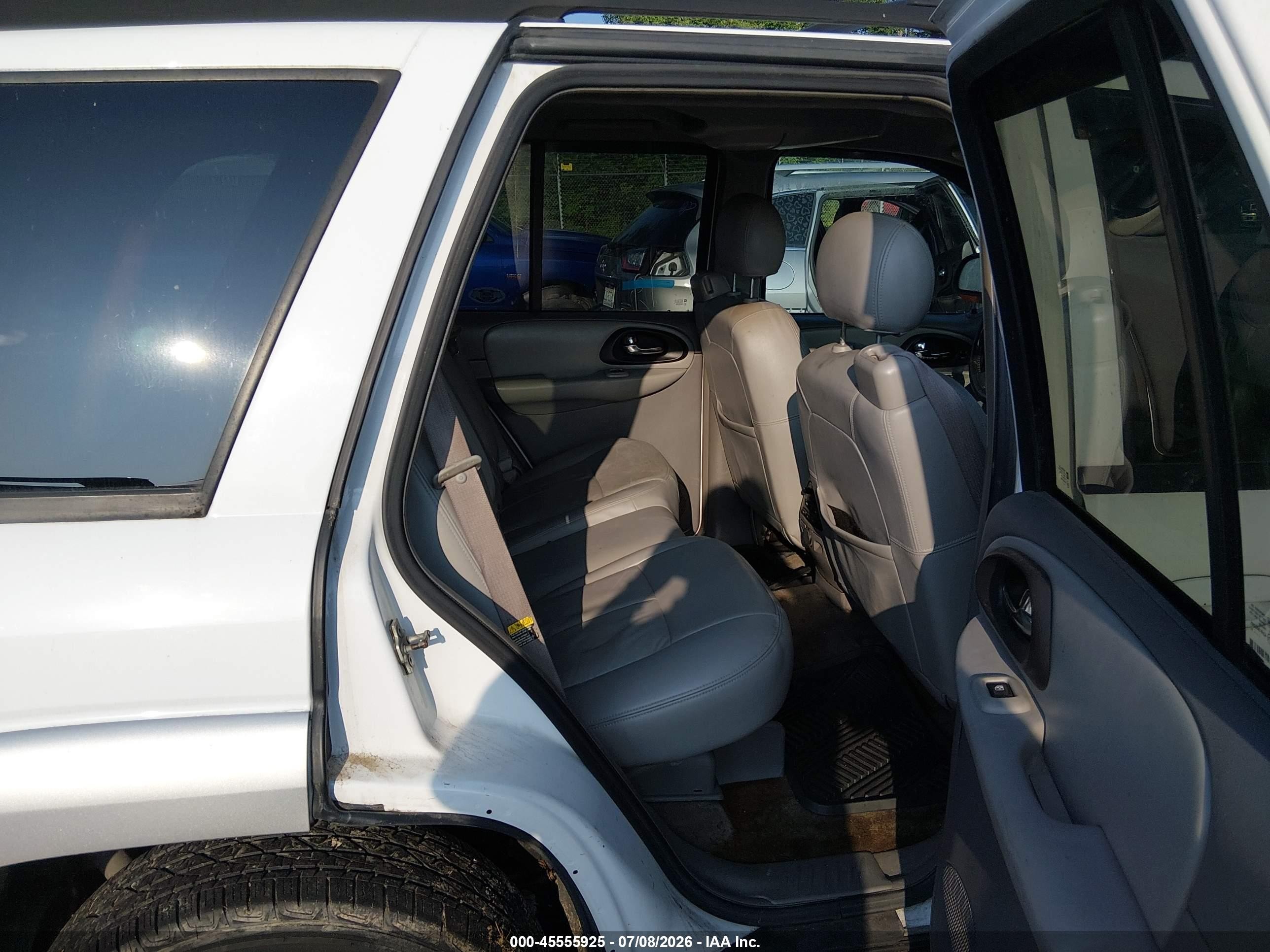 2005 Chevrolet Trailblazer Lt White vin: 1GNDT13S352331234