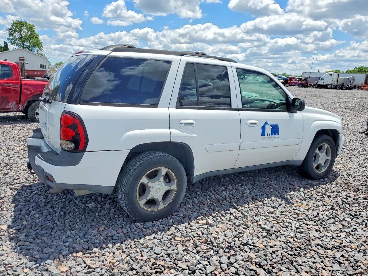 2005 Chevrolet Trailblazer Ls/lt White vin: 1GNDT13S352354772
