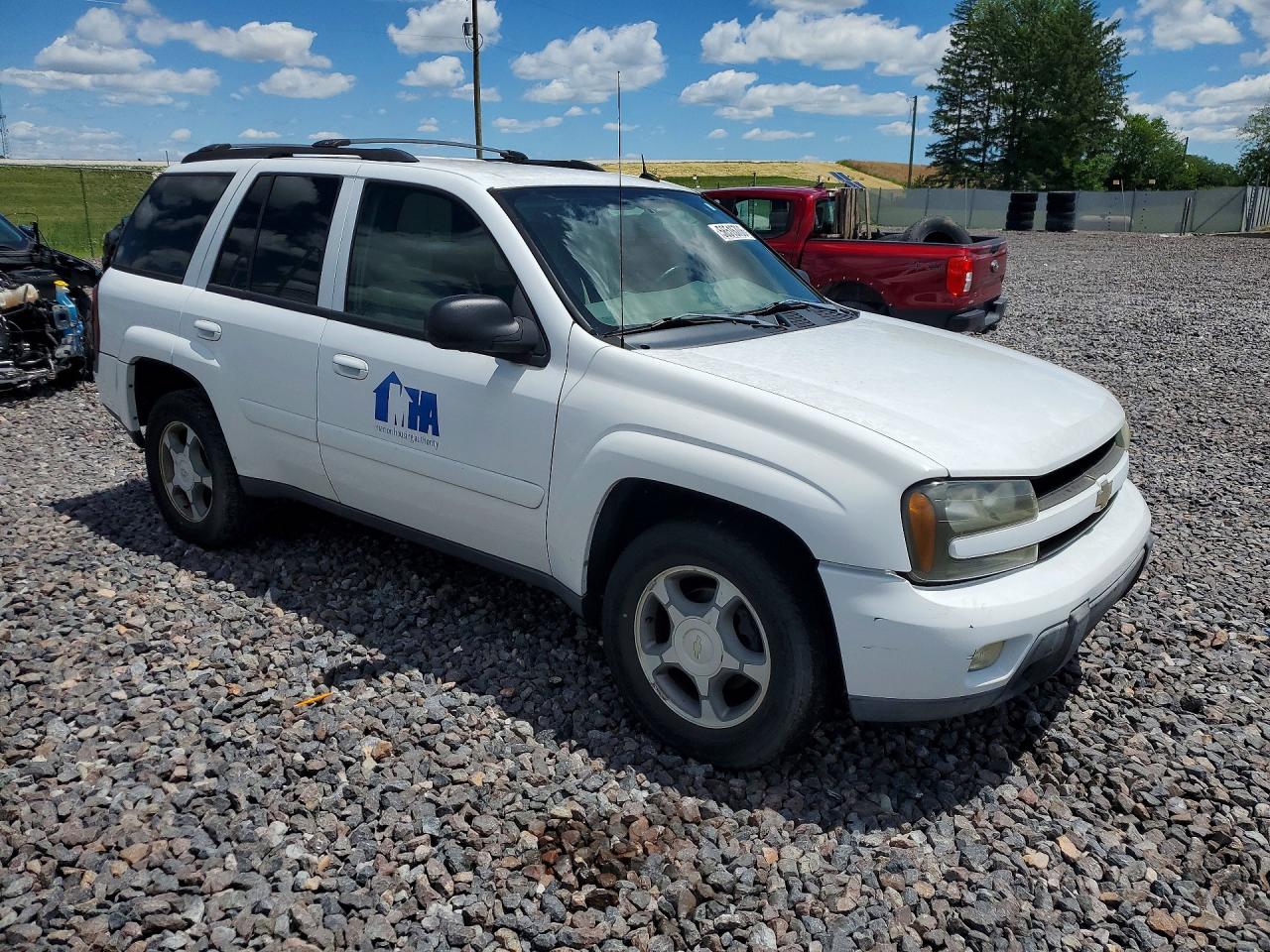 2005 Chevrolet Trailblazer Ls/lt White vin: 1GNDT13S352354772