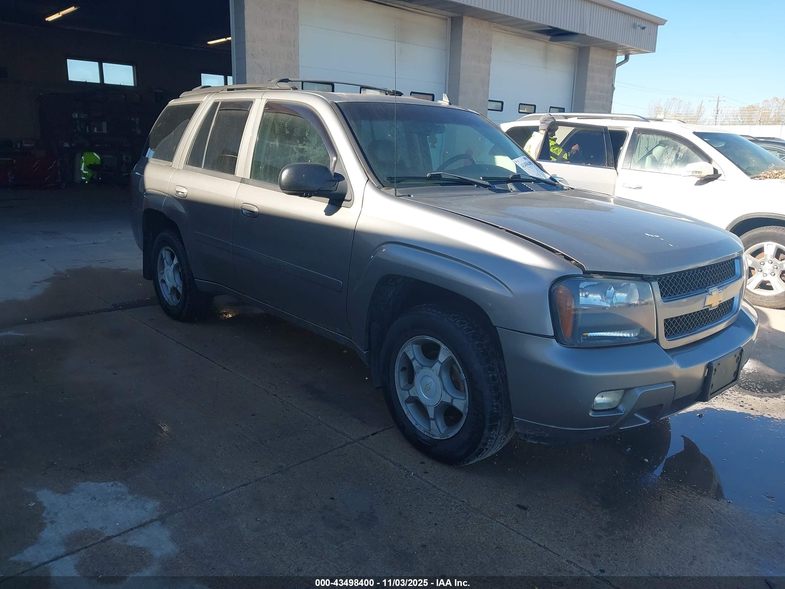 2006 Chevrolet Trailblazer Lt Gray vin: 1GNDT13S362171499
