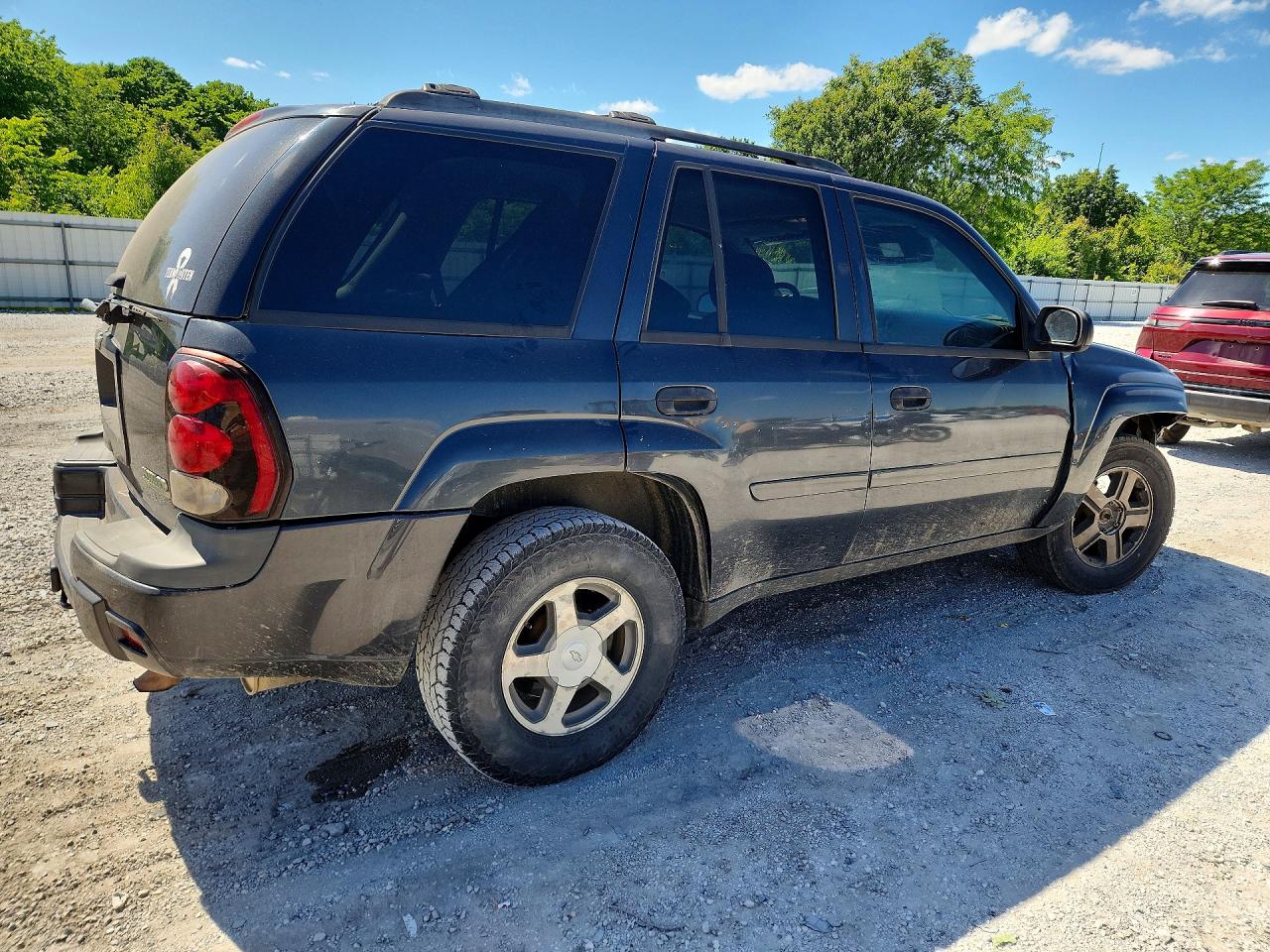 2006 Chevrolet Trailblazer Ls Black vin: 1GNDT13S362228946