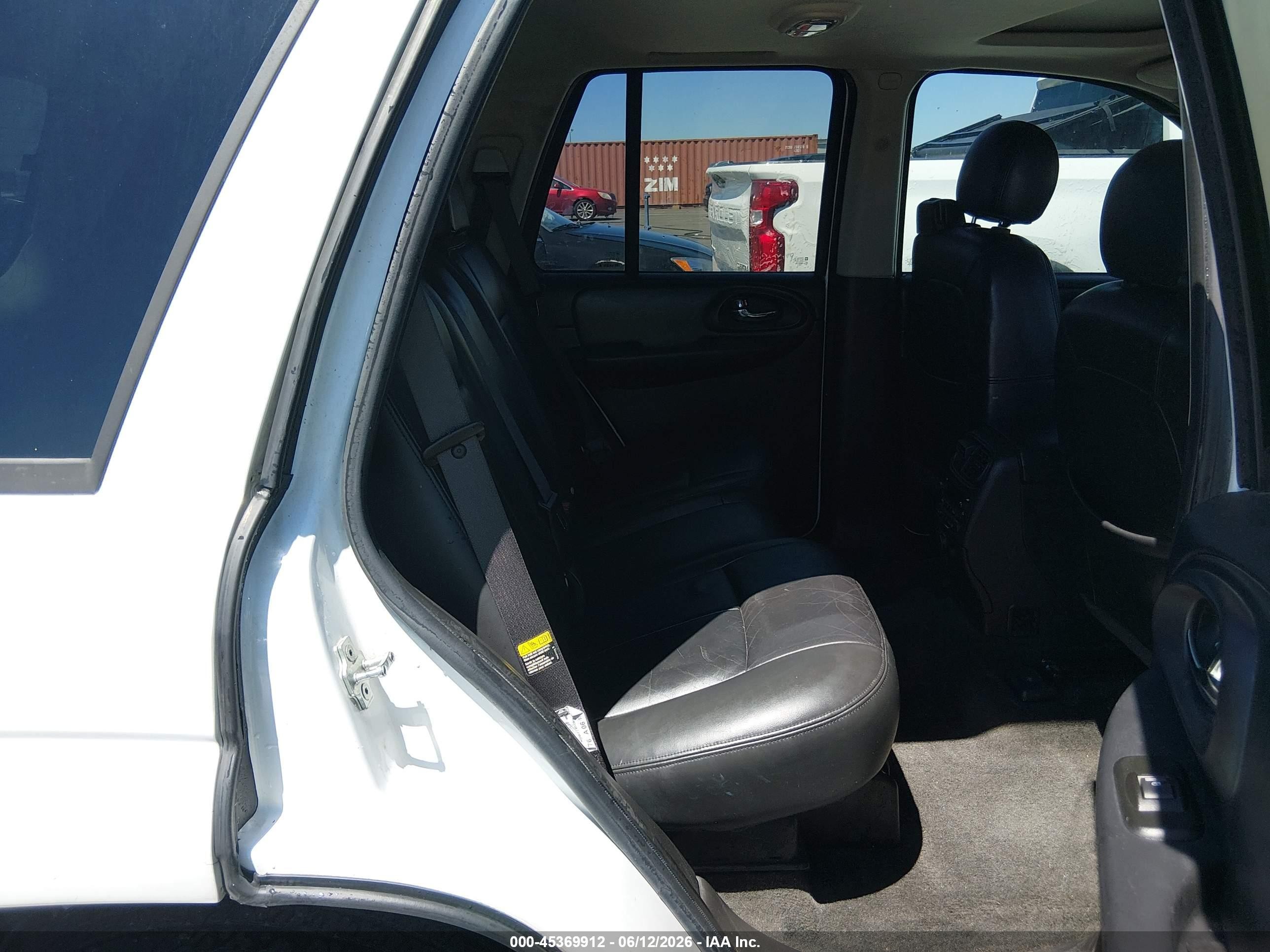2006 Chevrolet Trailblazer Lt White vin: 1GNDT13S362312751