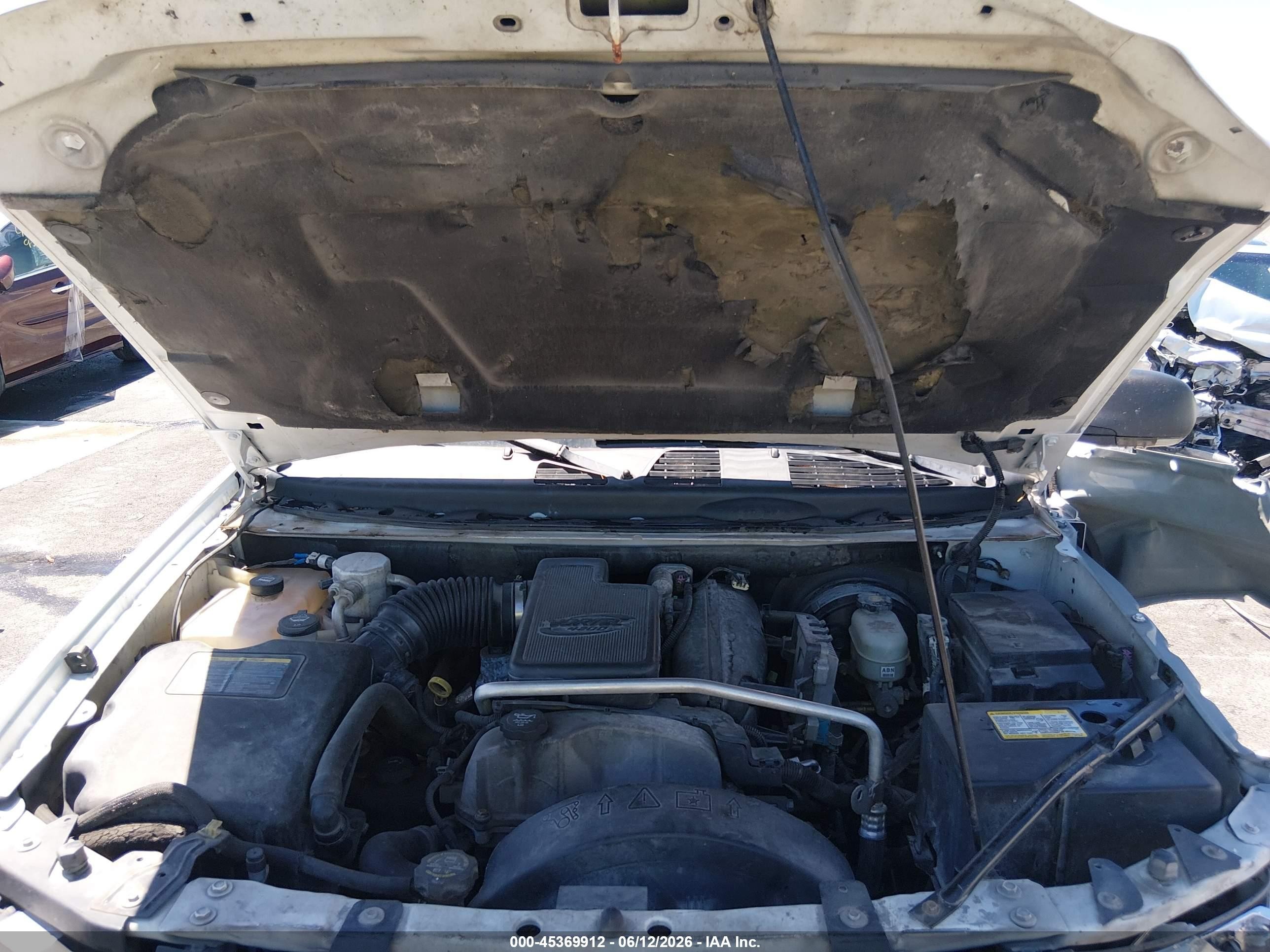 2006 Chevrolet Trailblazer Lt White vin: 1GNDT13S362312751