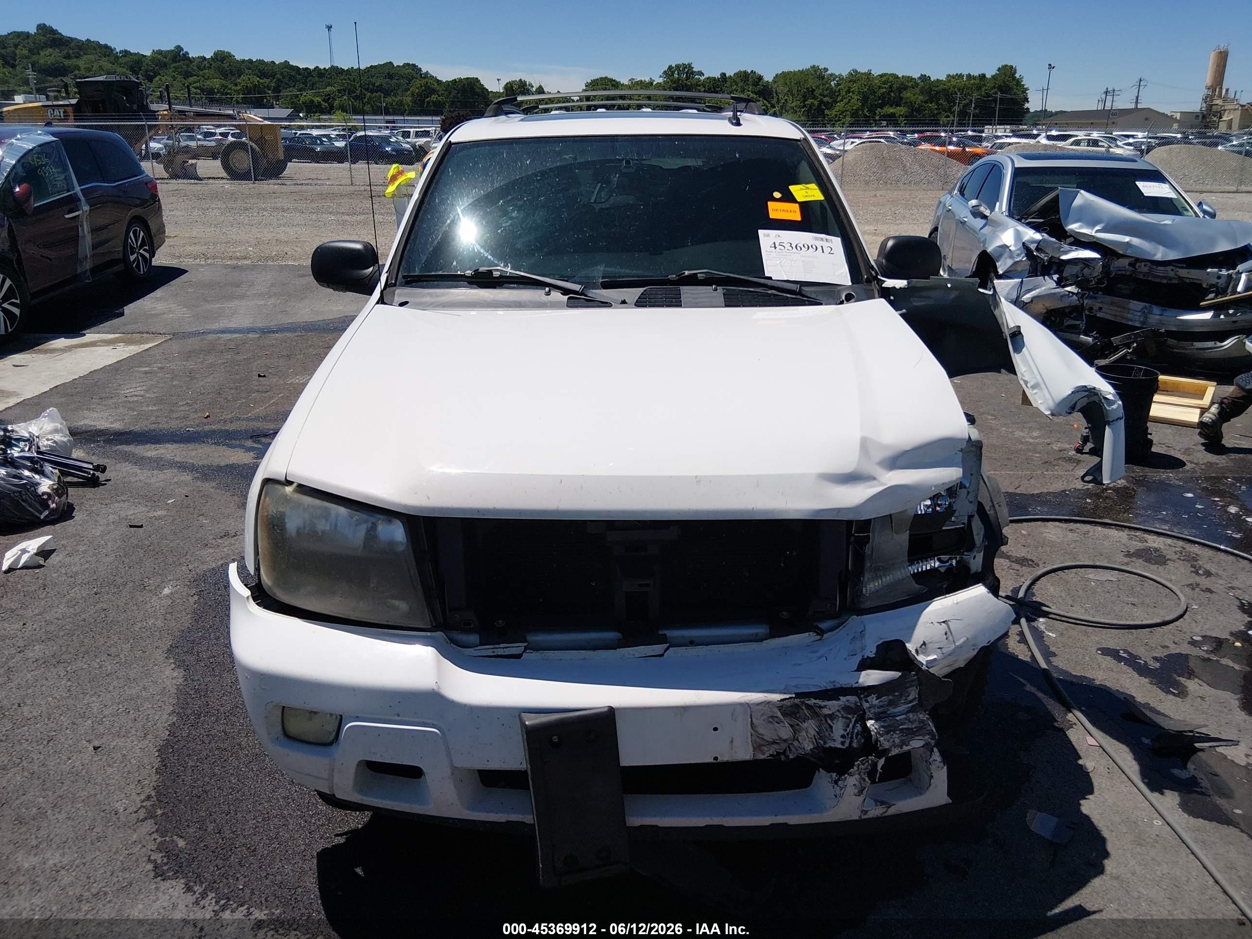 2006 Chevrolet Trailblazer Lt White vin: 1GNDT13S362312751