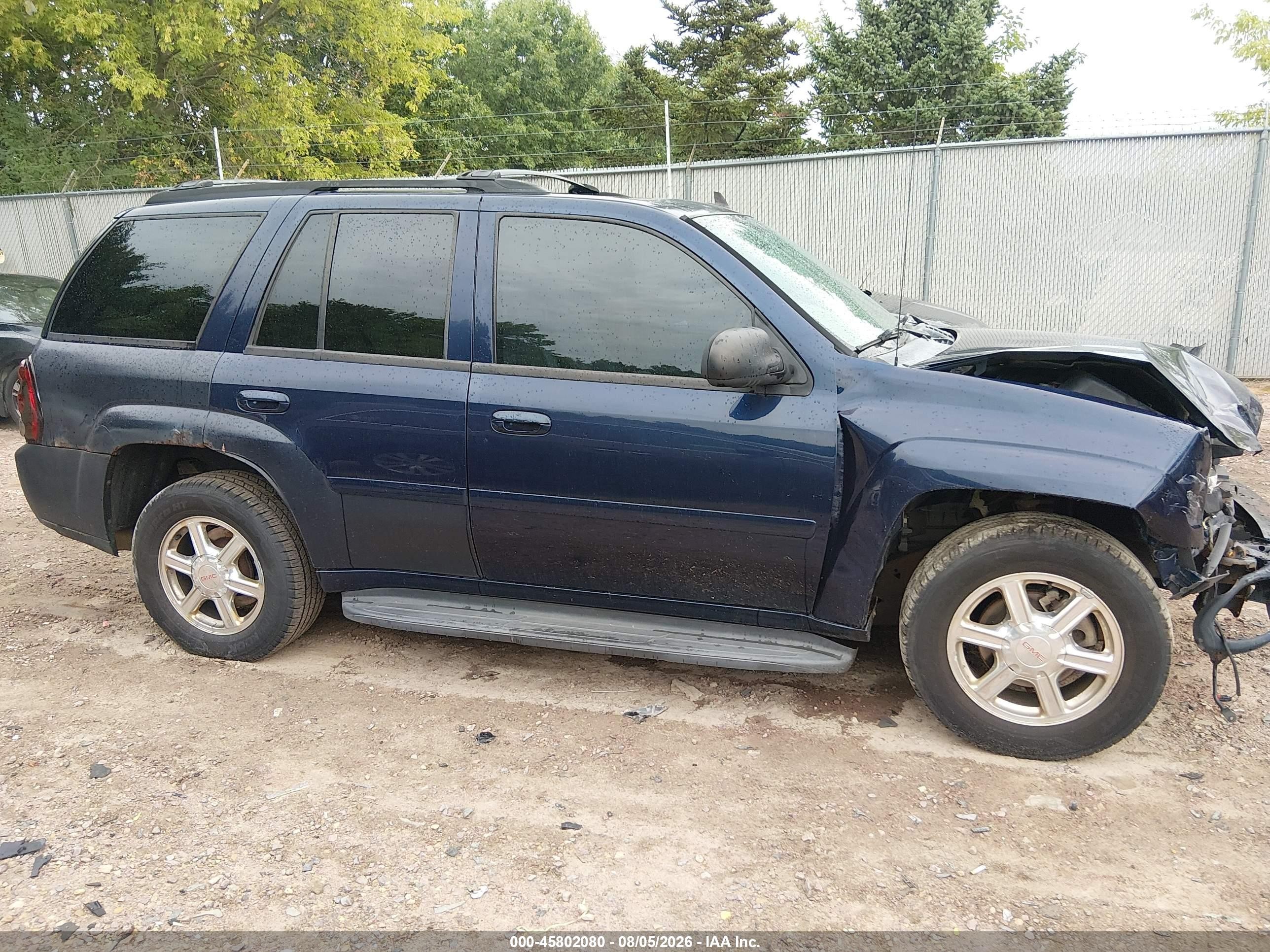 2007 Chevrolet Trailblazer Lt Blue vin: 1GNDT13S372124071