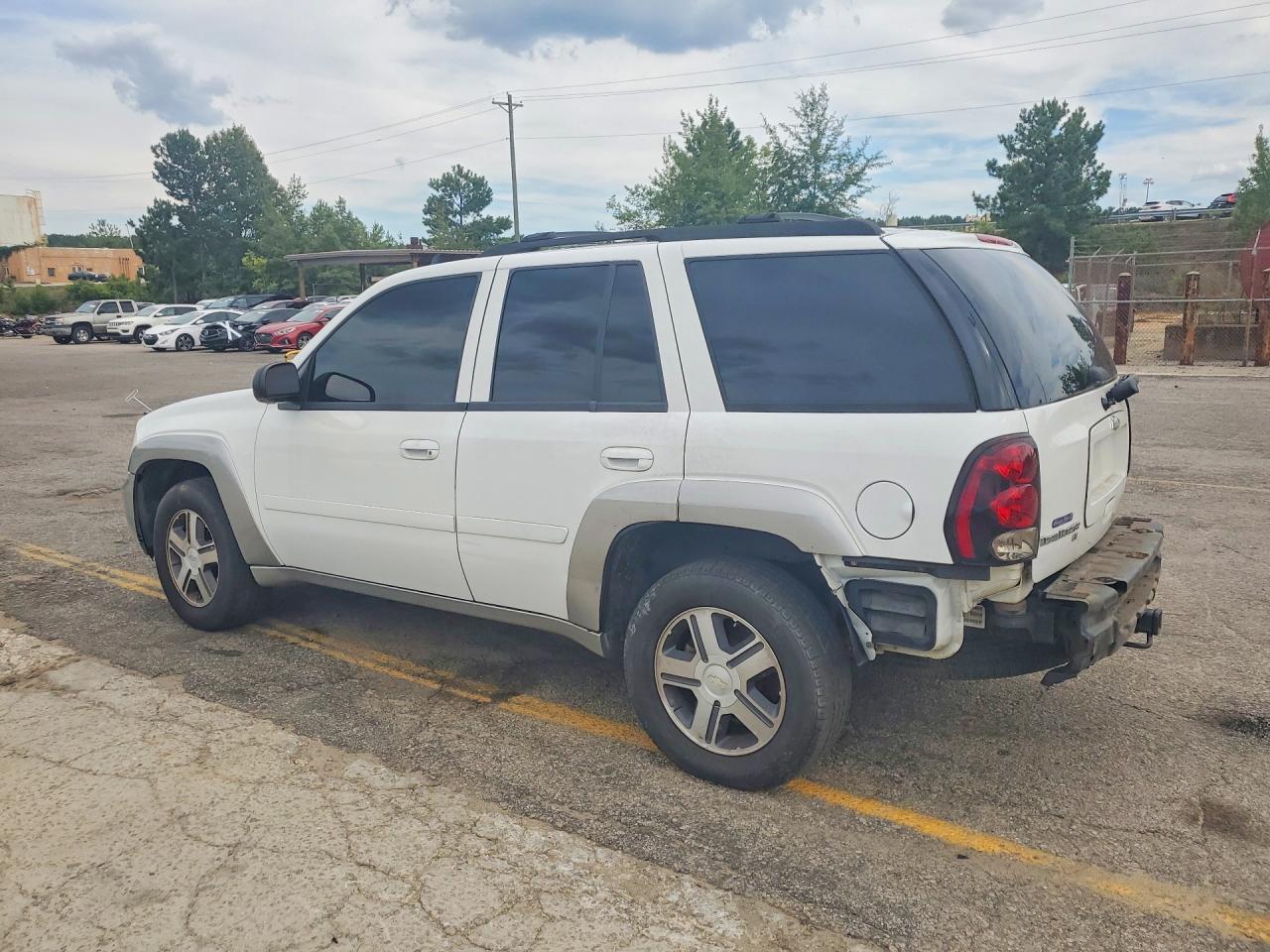2007 Chevrolet Trailblazer Ls White vin: 1GNDT13S372239849
