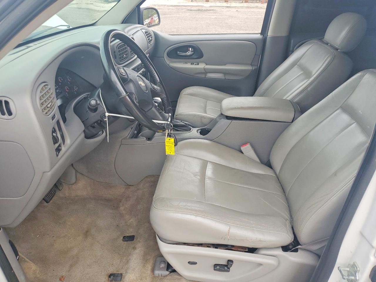 2007 Chevrolet Trailblazer Ls White vin: 1GNDT13S372239849