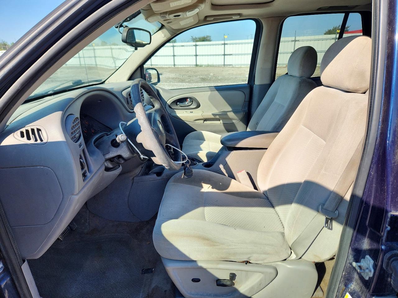 2007 Chevrolet Trailblazer Ls Blue vin: 1GNDT13S372263987