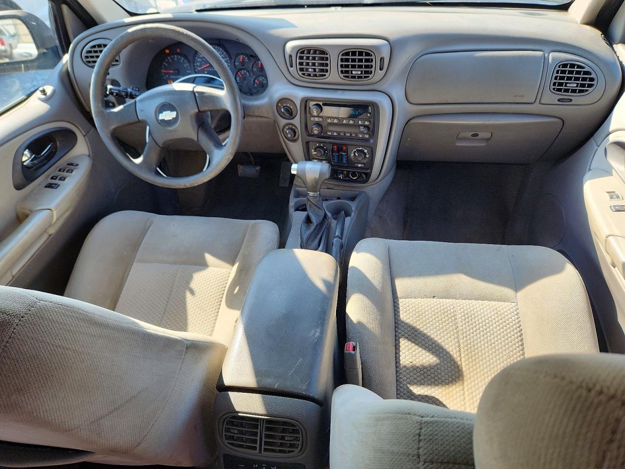 2007 Chevrolet Trailblazer Ls Blue vin: 1GNDT13S372263987