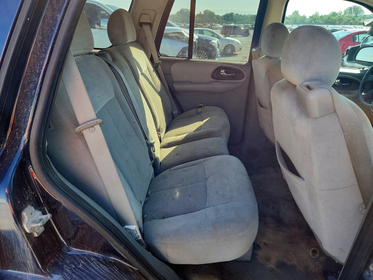 2007 Chevrolet Trailblazer Ls Blue vin: 1GNDT13S372263987