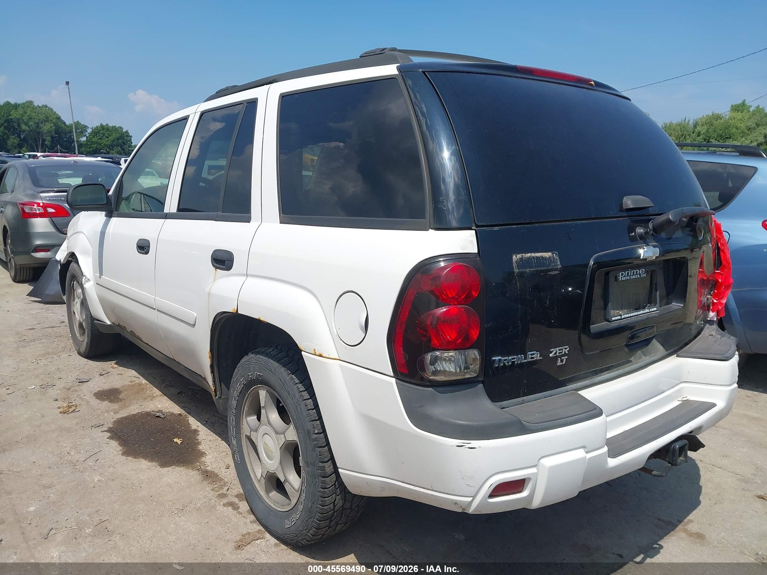 2008 Chevrolet Trailblazer Fleet Белый vin: 1GNDT13S382163065