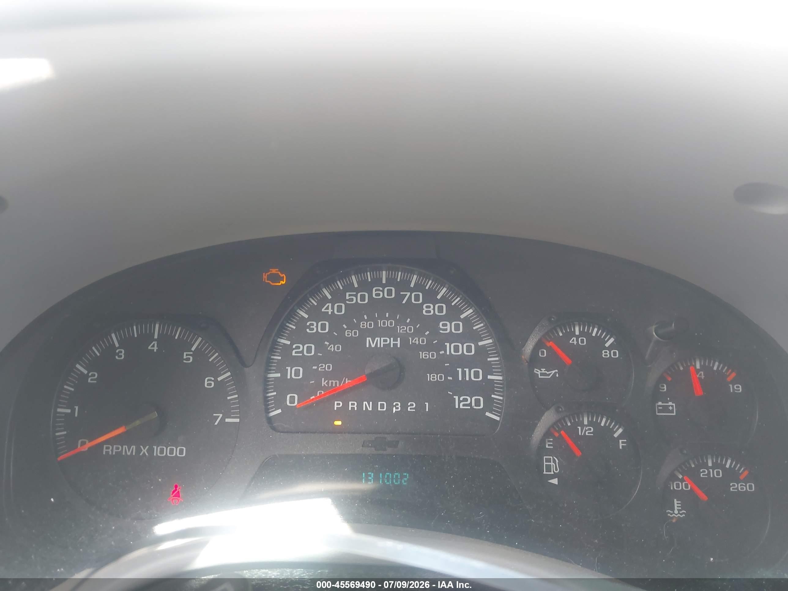 2008 Chevrolet Trailblazer Fleet Белый vin: 1GNDT13S382163065
