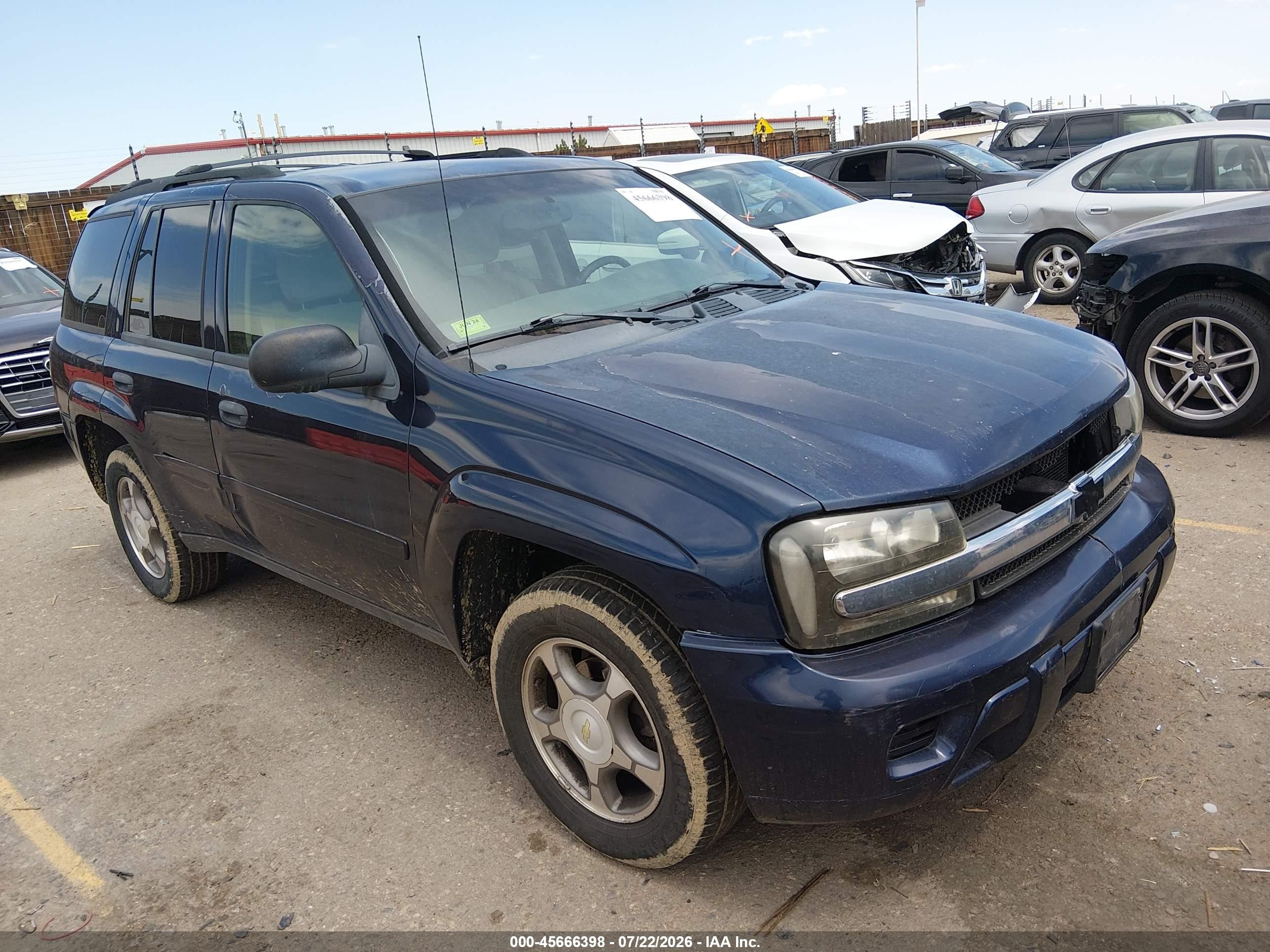2008 Chevrolet Trailblazer Fleet Dark Blue vin: 1GNDT13S382238847